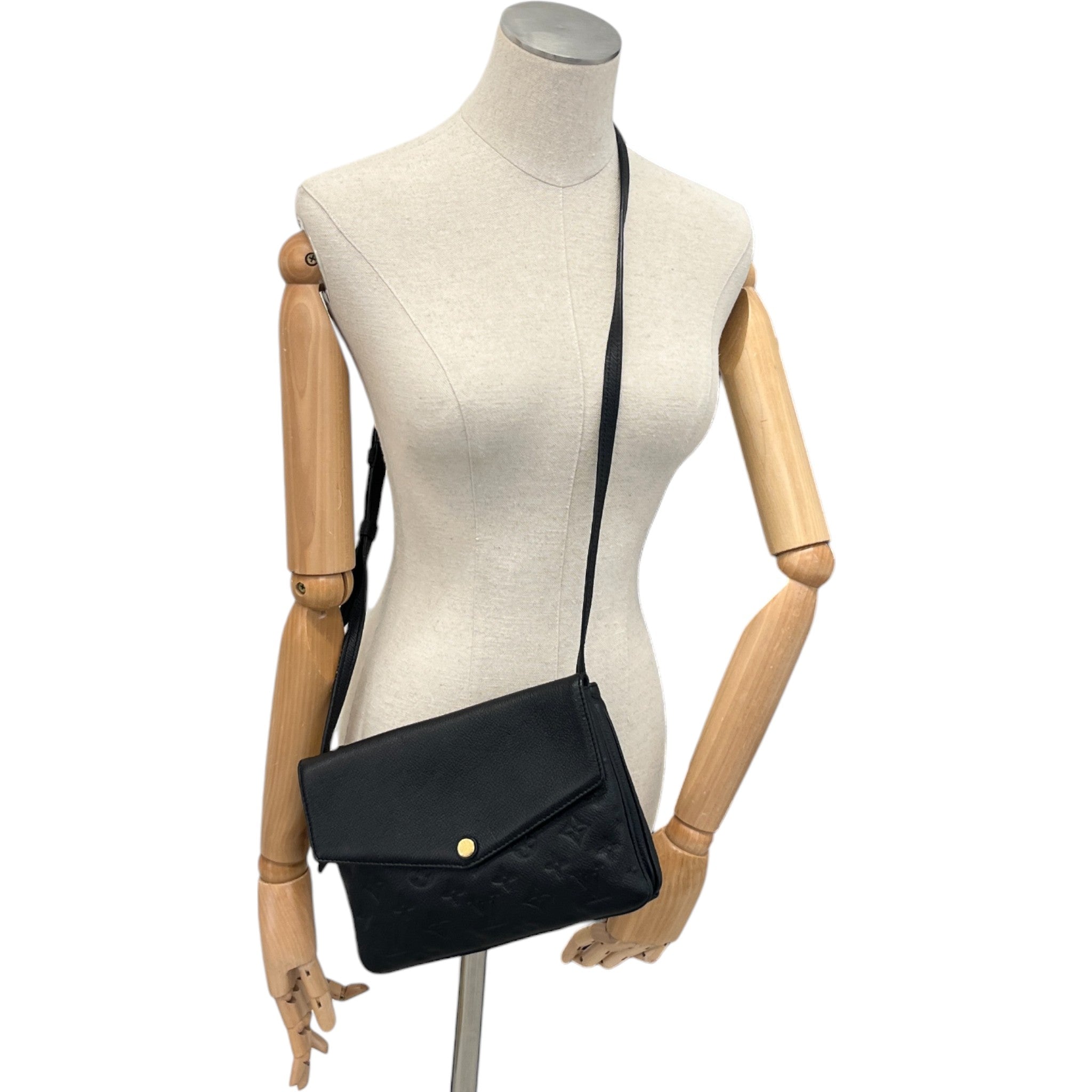 Women's Monogram Empreinte Twice Bag Black