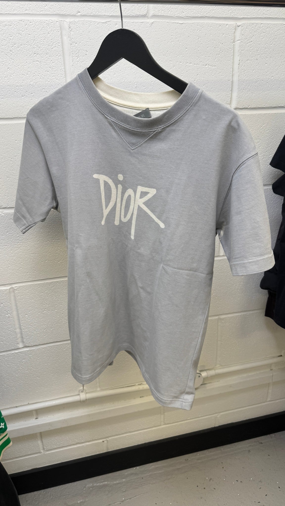 Men's X Shawn Stussy T-Shirt Grey Size S