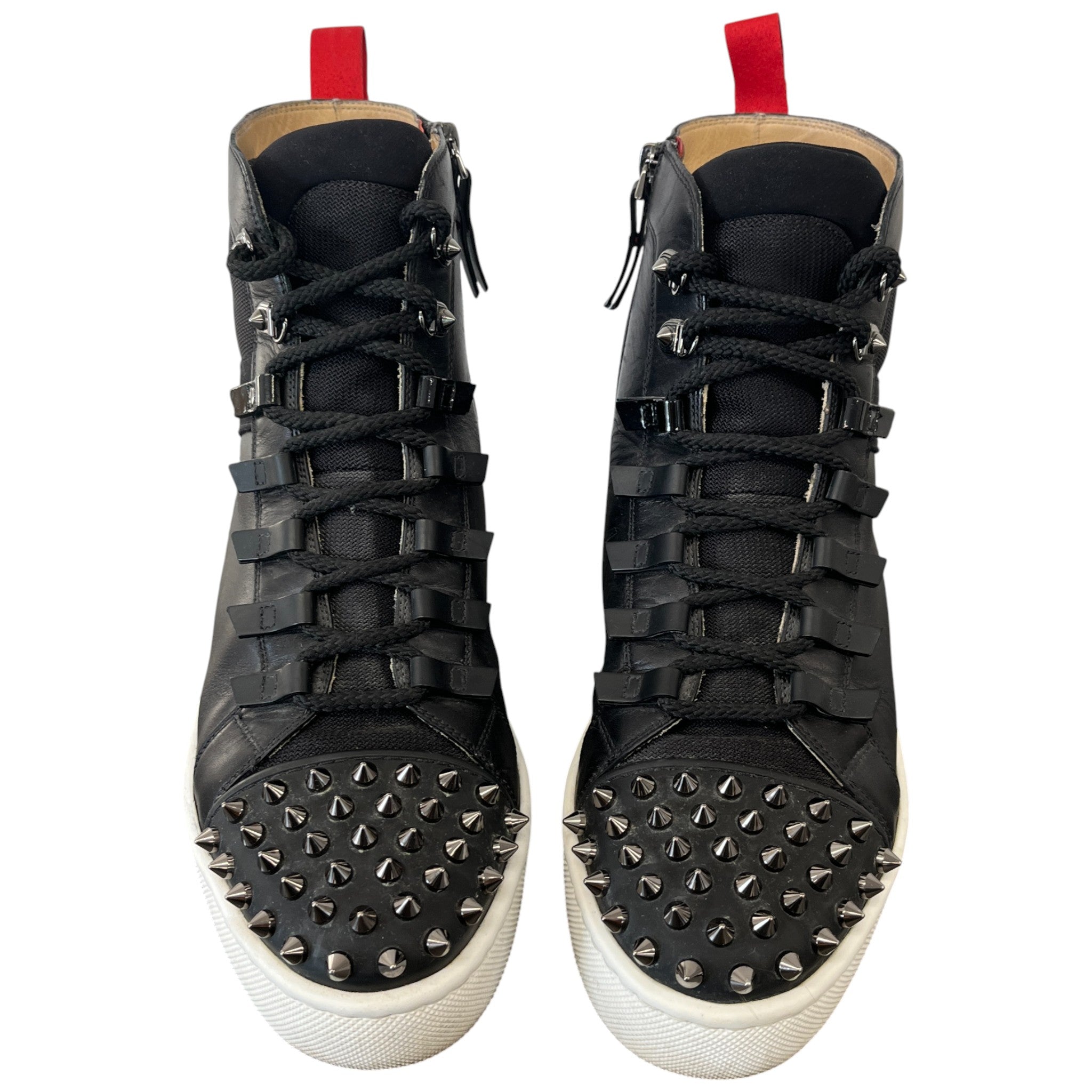 Men's Smartic Flat High Trainers Black Size EU 42.5 / UK 8.5