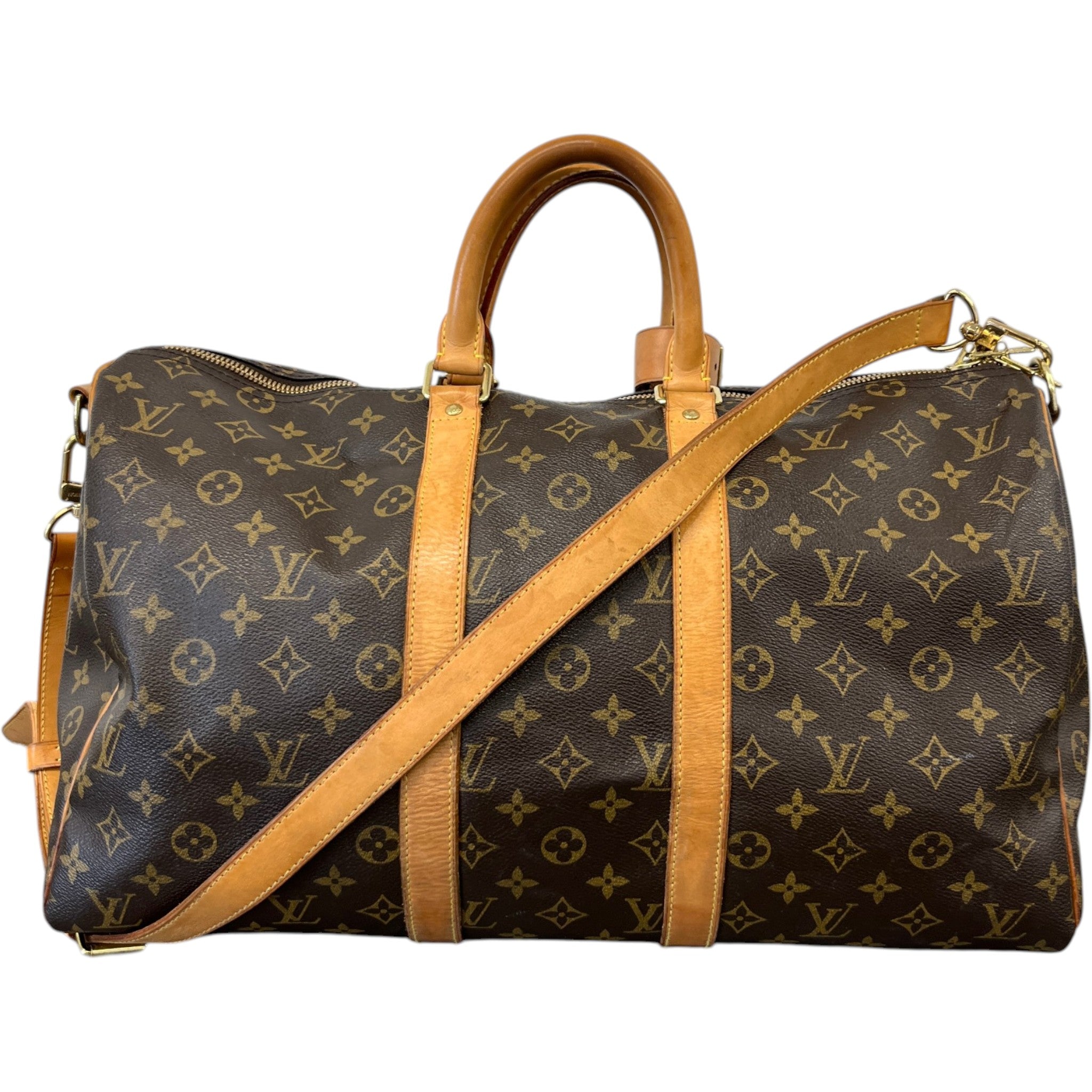 Men's Monogram Keepall 45 Bag Brown