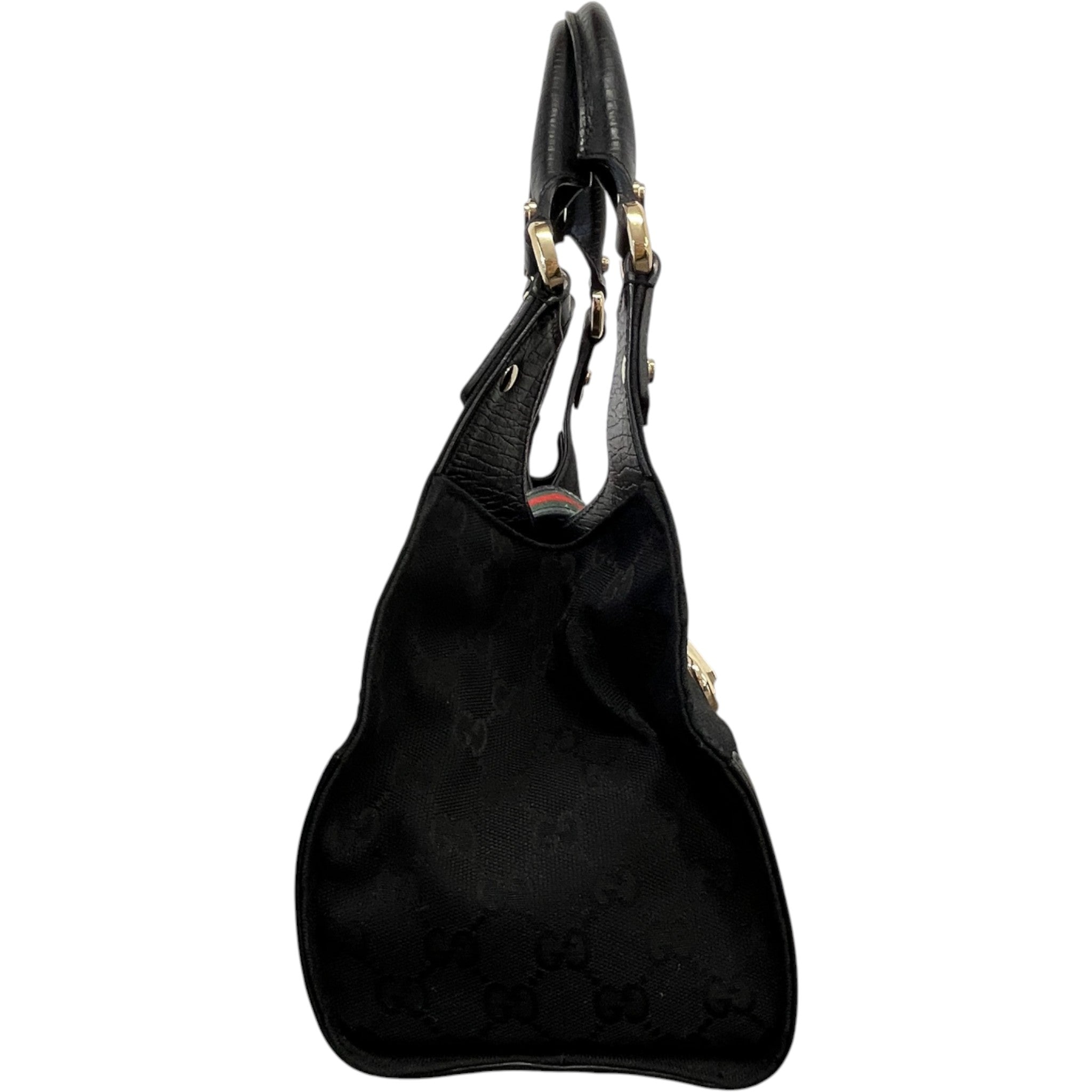 Women's Gg Web Jackie Handbag Black