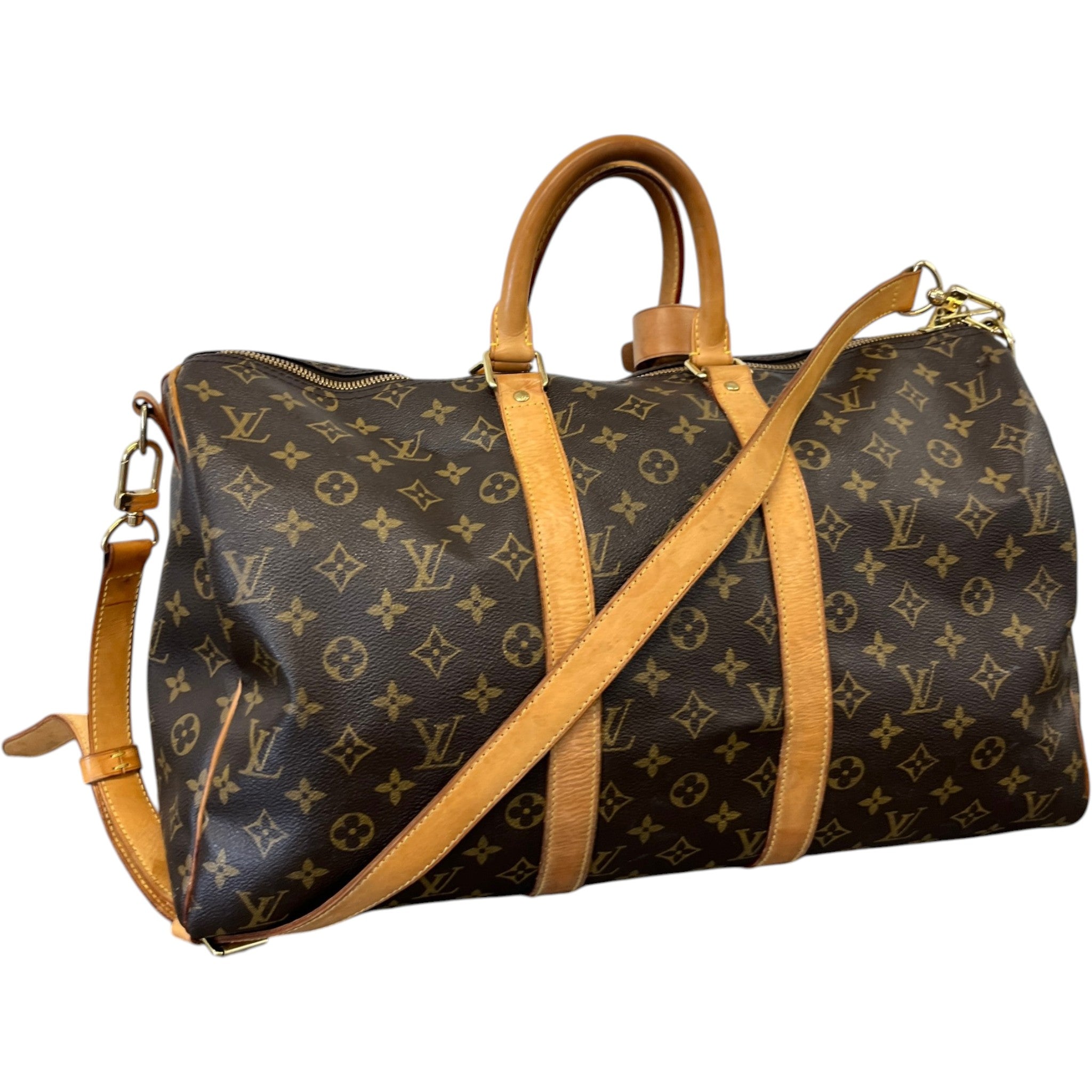 Men's Monogram Keepall 45 Bag Brown