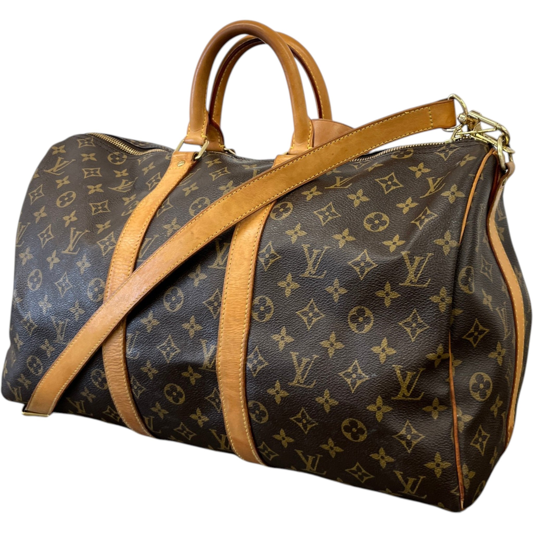 Men's Monogram Keepall 45 Bag Brown