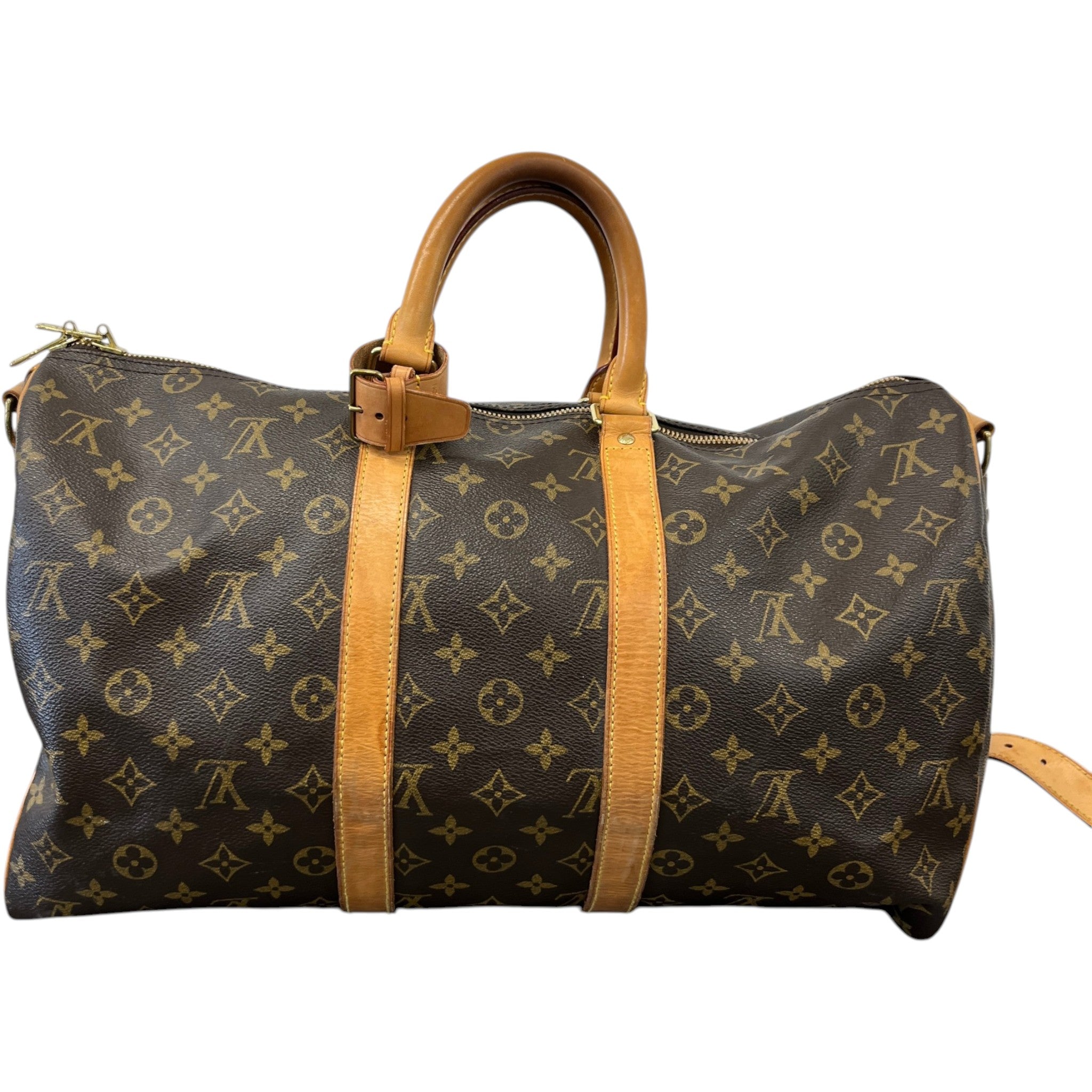 Men's Monogram Keepall 45 Bag Brown