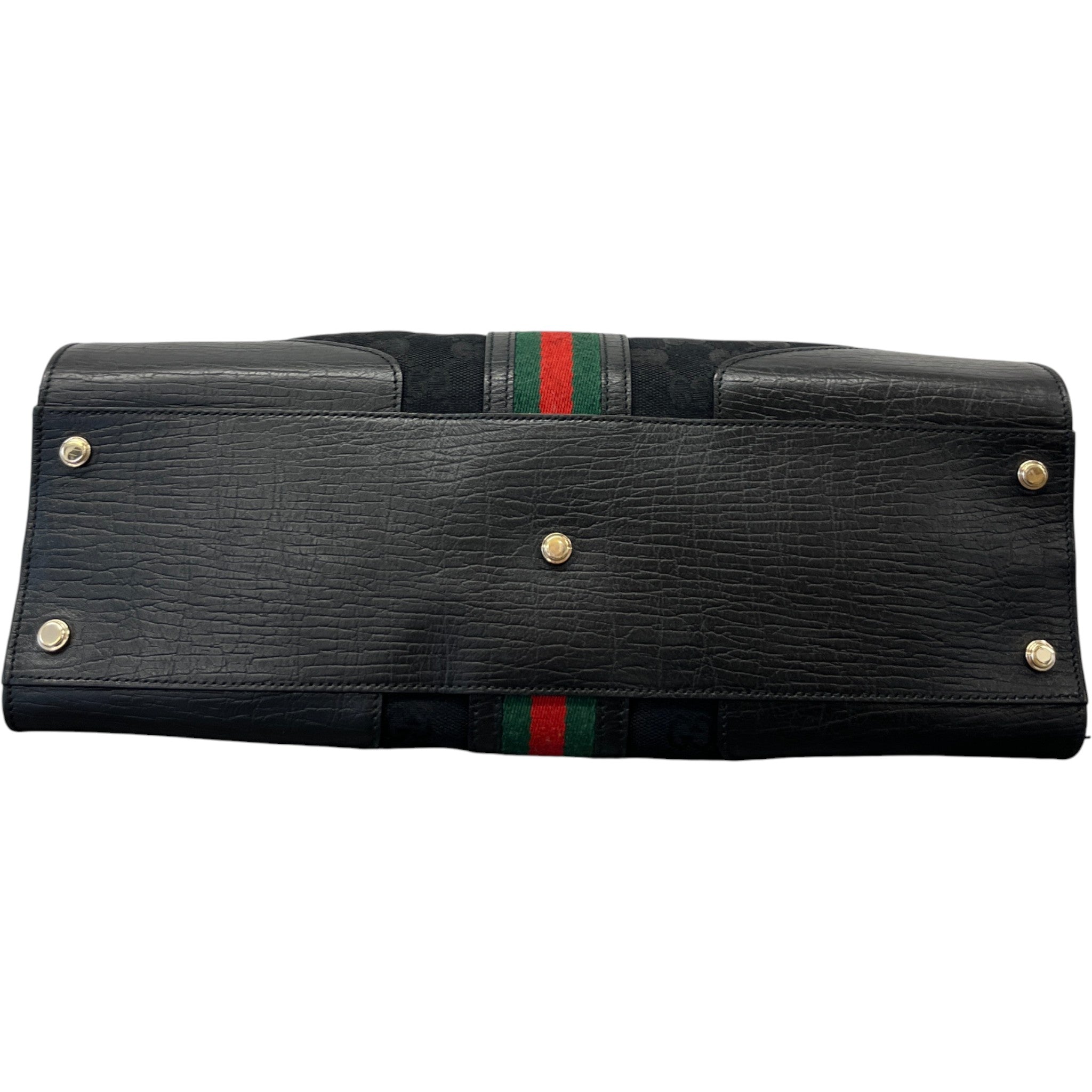 Women's Gg Web Jackie Handbag Black