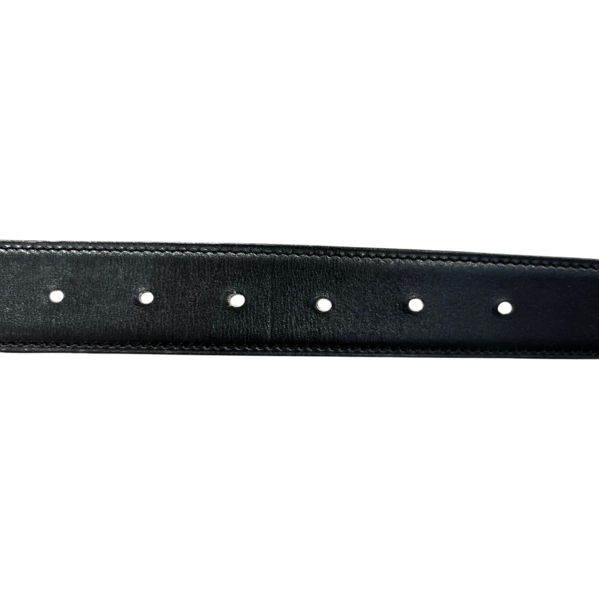 Women's Buckle Reversible Belt Beige Size 75CM / UK 6