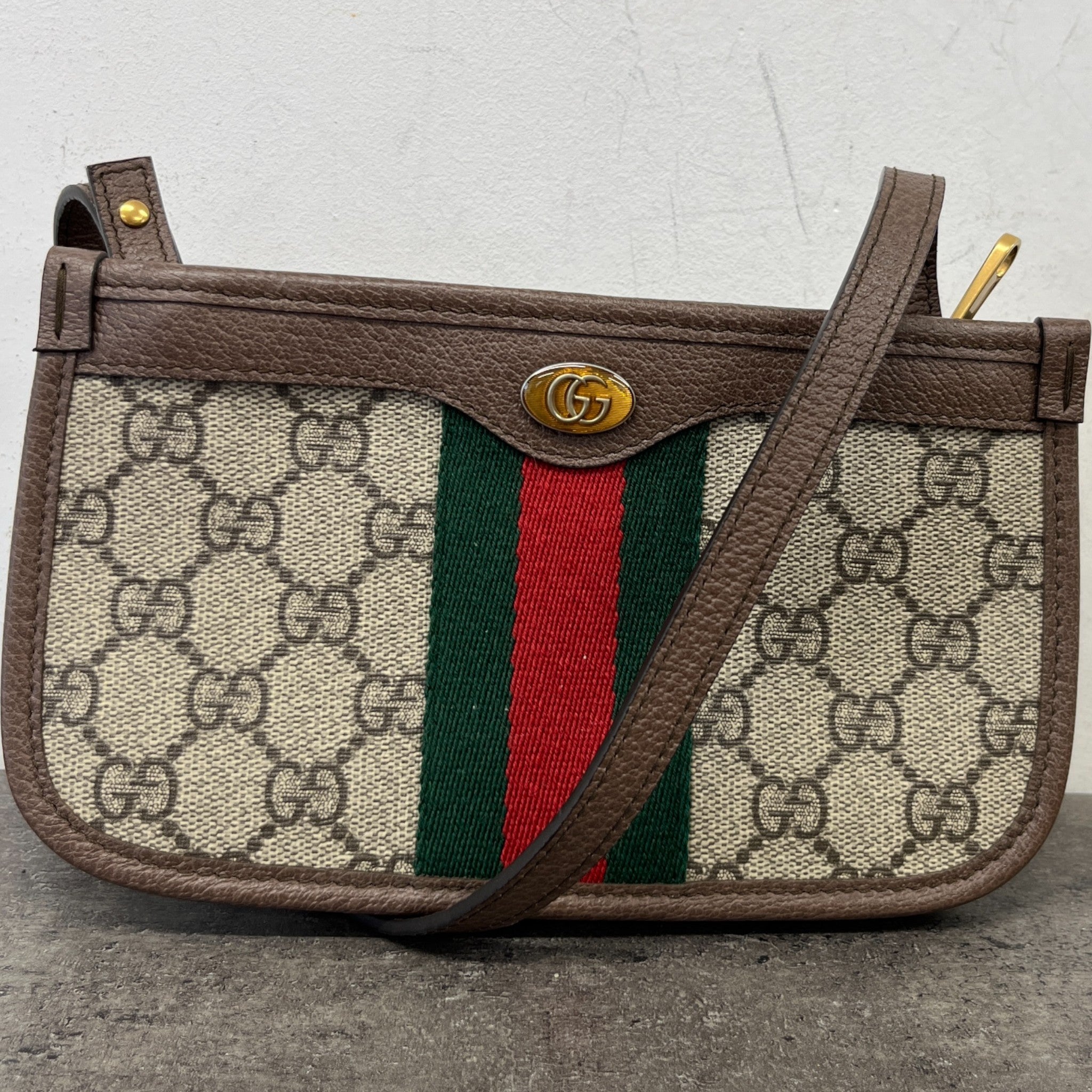 Women's Gg Ophidia Canvas Mini Bag Brown