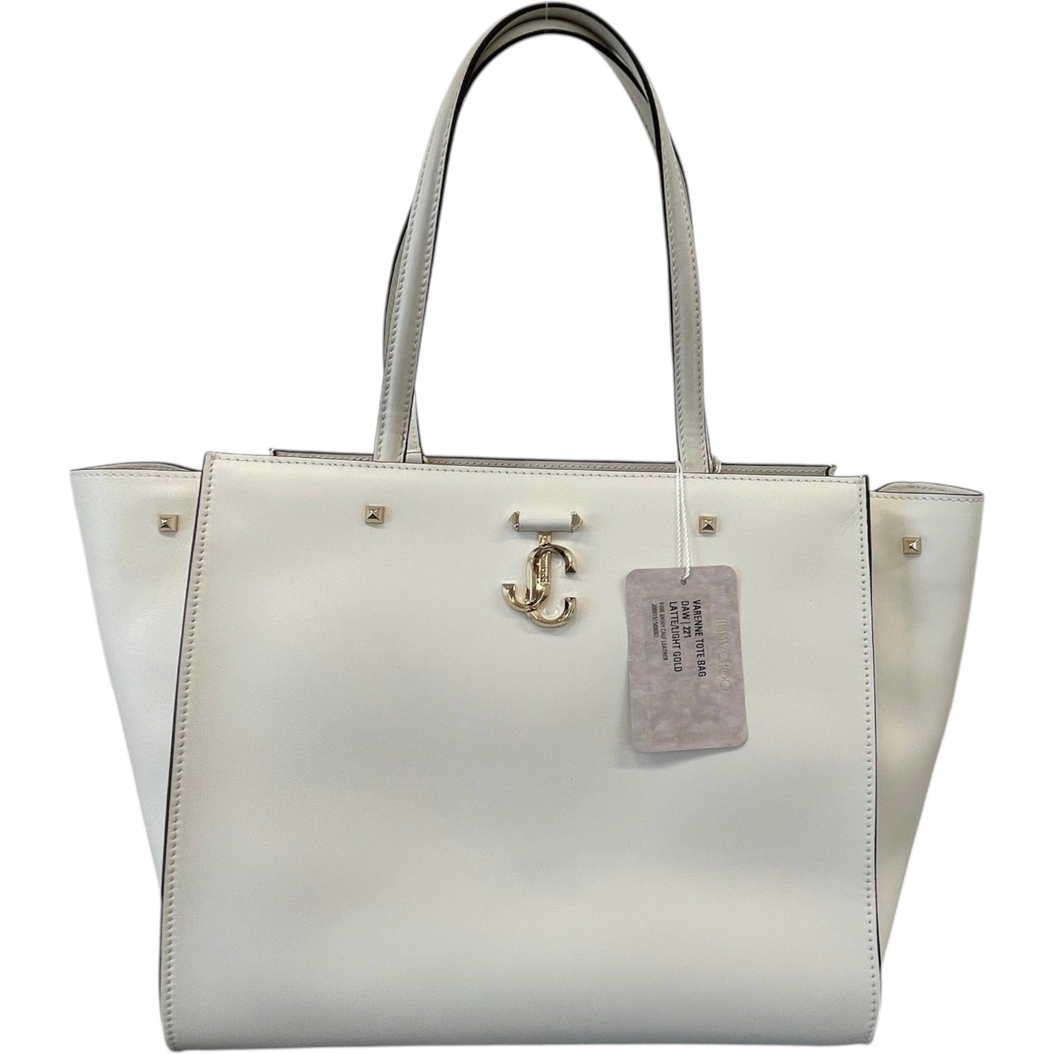 Women's Avenue Logo-Embellished Tote Bag White