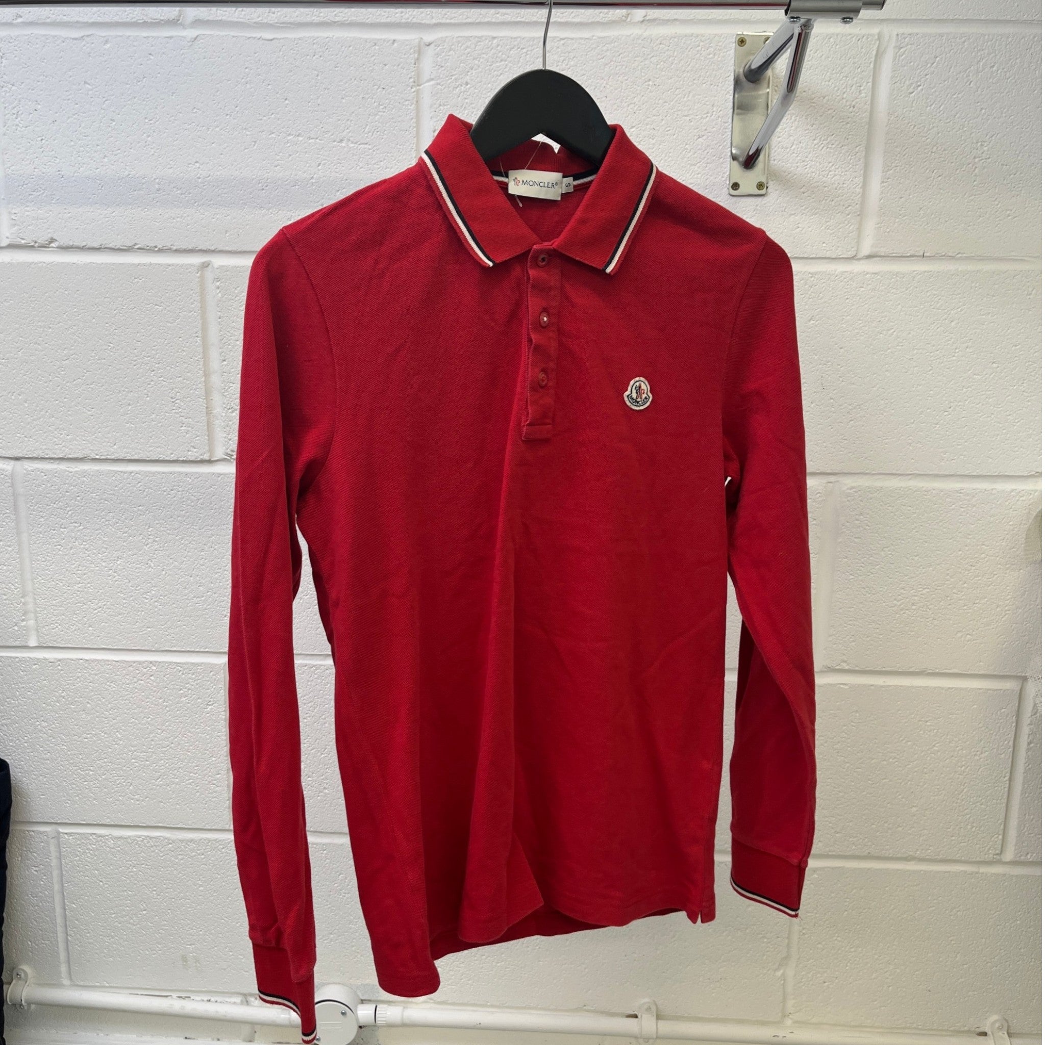 Men's Maglia Polo Shirt Red Size S