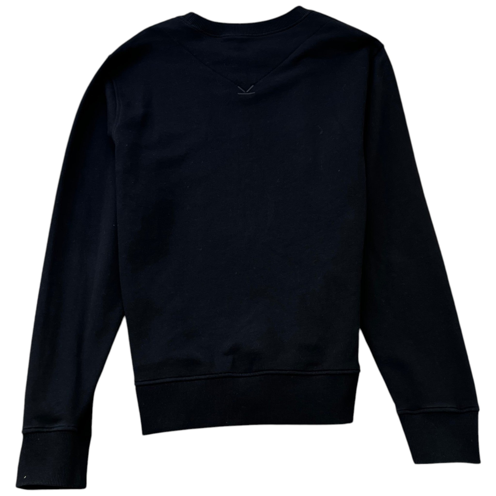 Men's Embroidered Logo Sweatshirt Black Size L