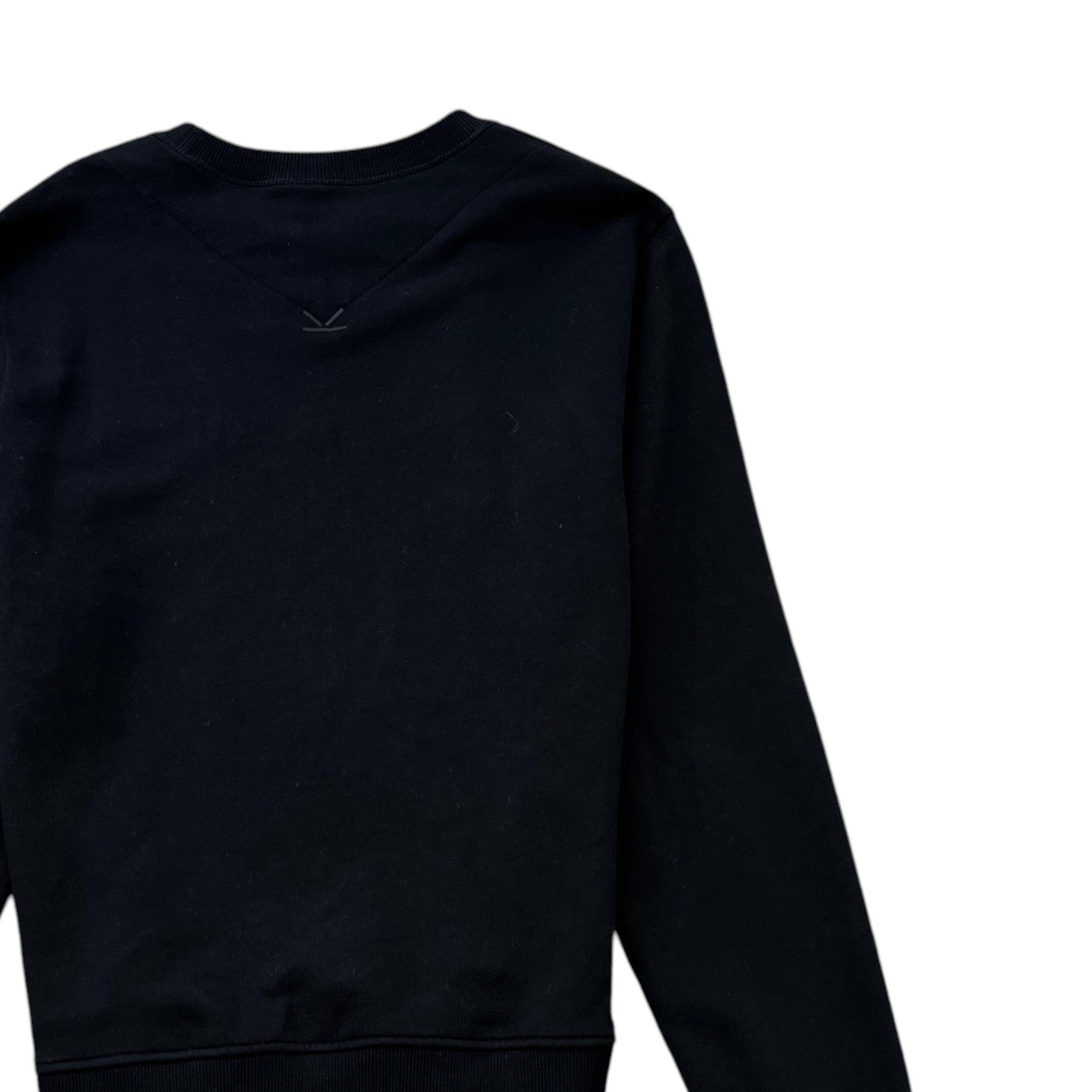 Men's Embroidered Logo Sweatshirt Black Size L