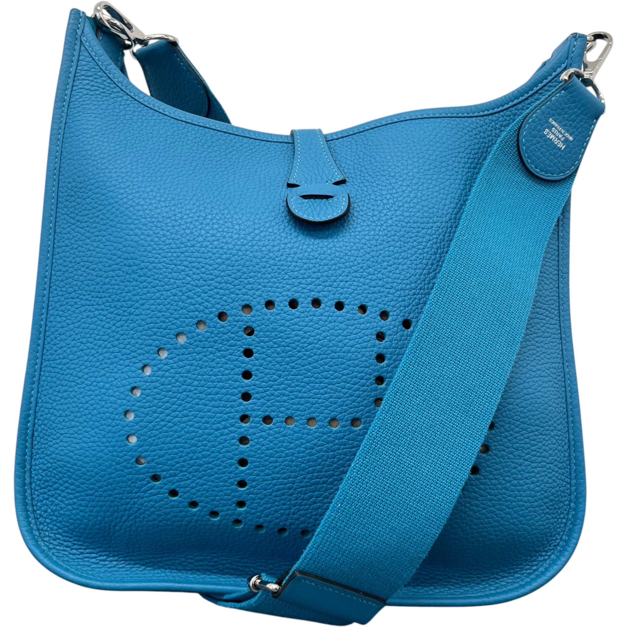 Women's Evelyne 29 Togo Blue Jean Bag Blue