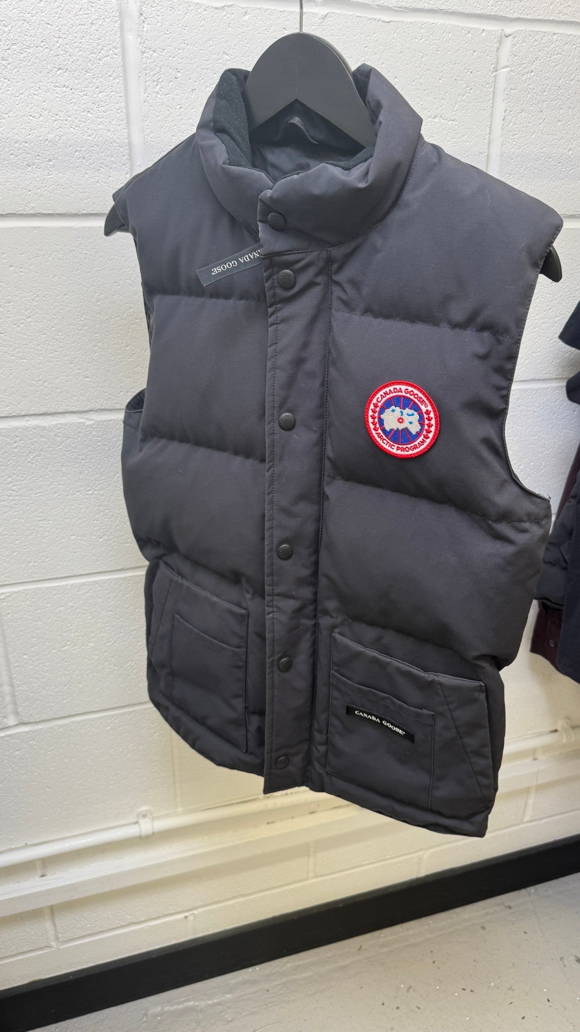 Men's Freestyle Crew Gilet Navy Size XS