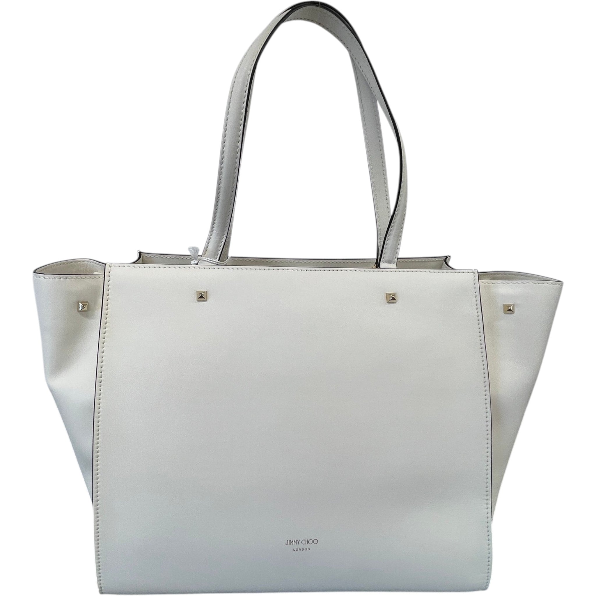 Women's Avenue Logo-Embellished Tote Bag White