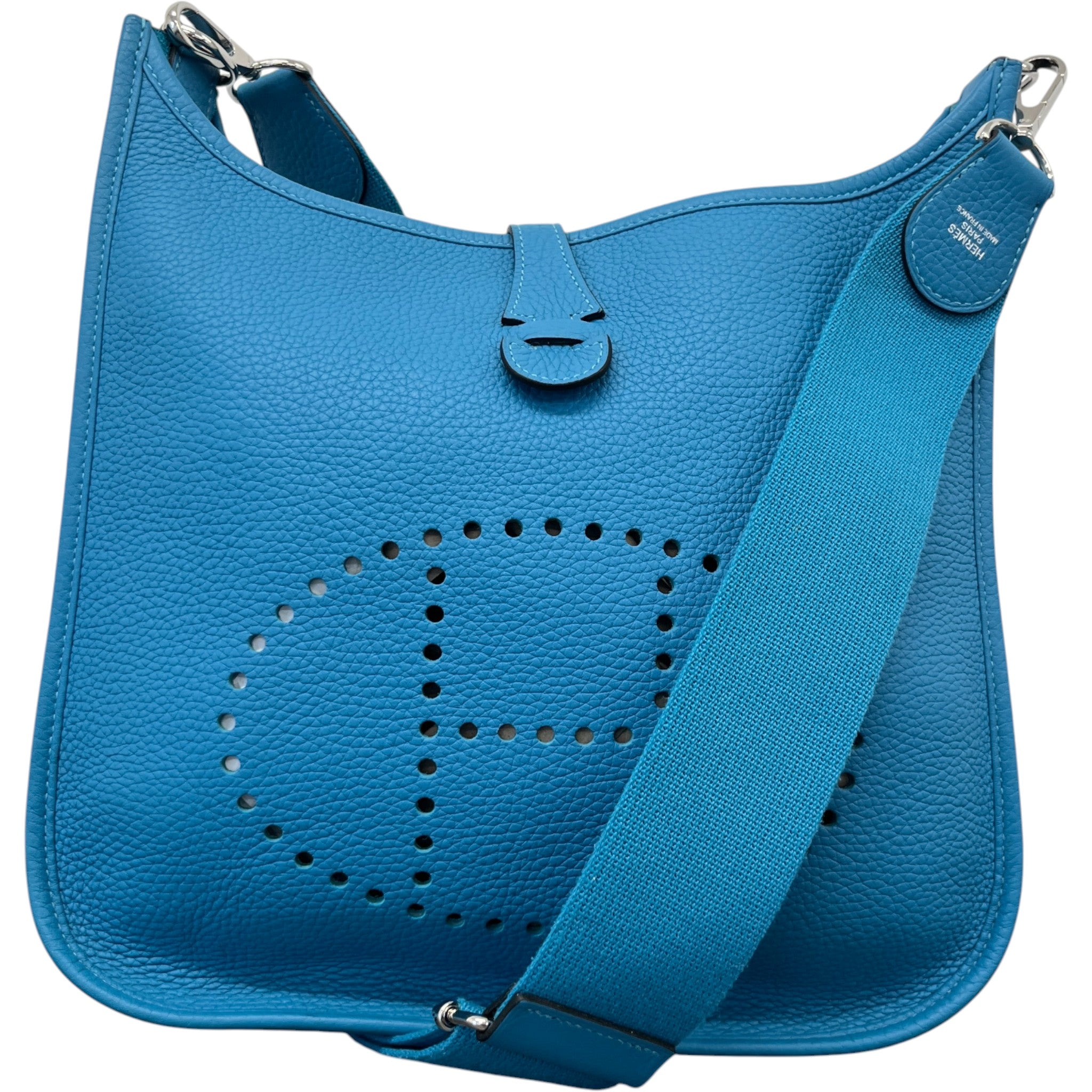 Women's Evelyne 29 Togo Blue Jean Bag Blue