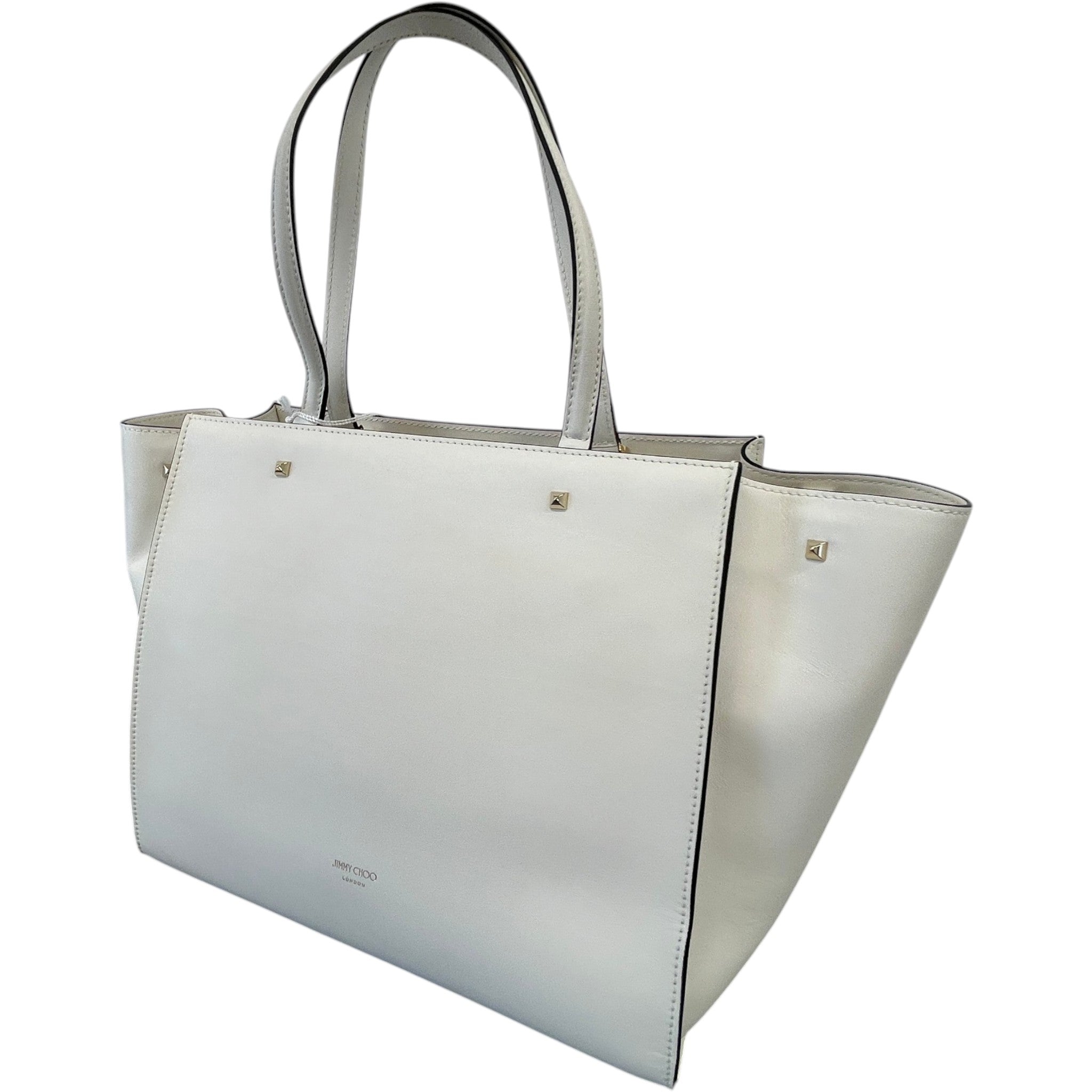 Women's Avenue Logo-Embellished Tote Bag White