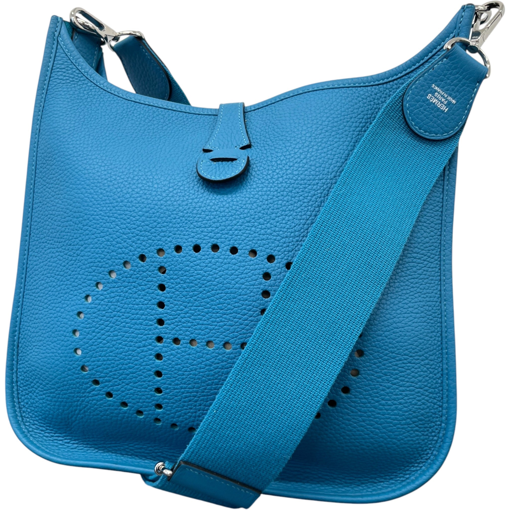 Women's Evelyne 29 Togo Blue Jean Bag Blue