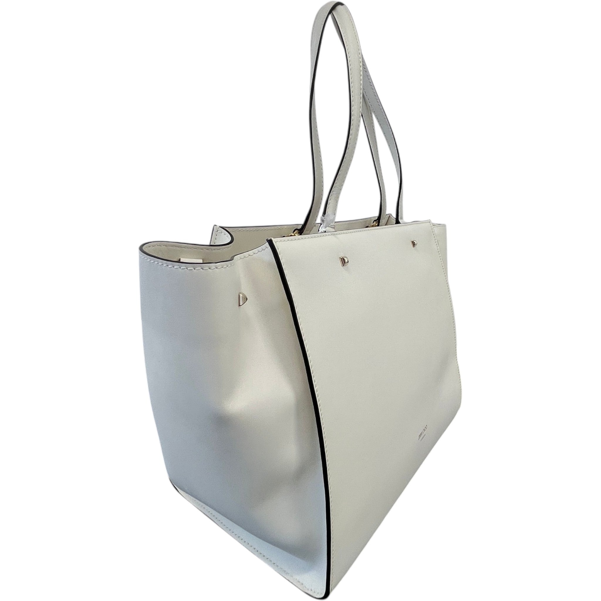 Women's Avenue Logo-Embellished Tote Bag White