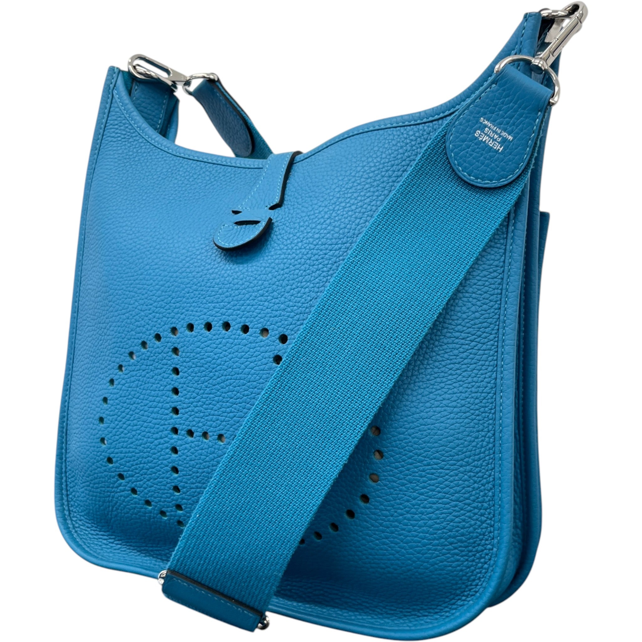 Women's Evelyne 29 Togo Blue Jean Bag Blue