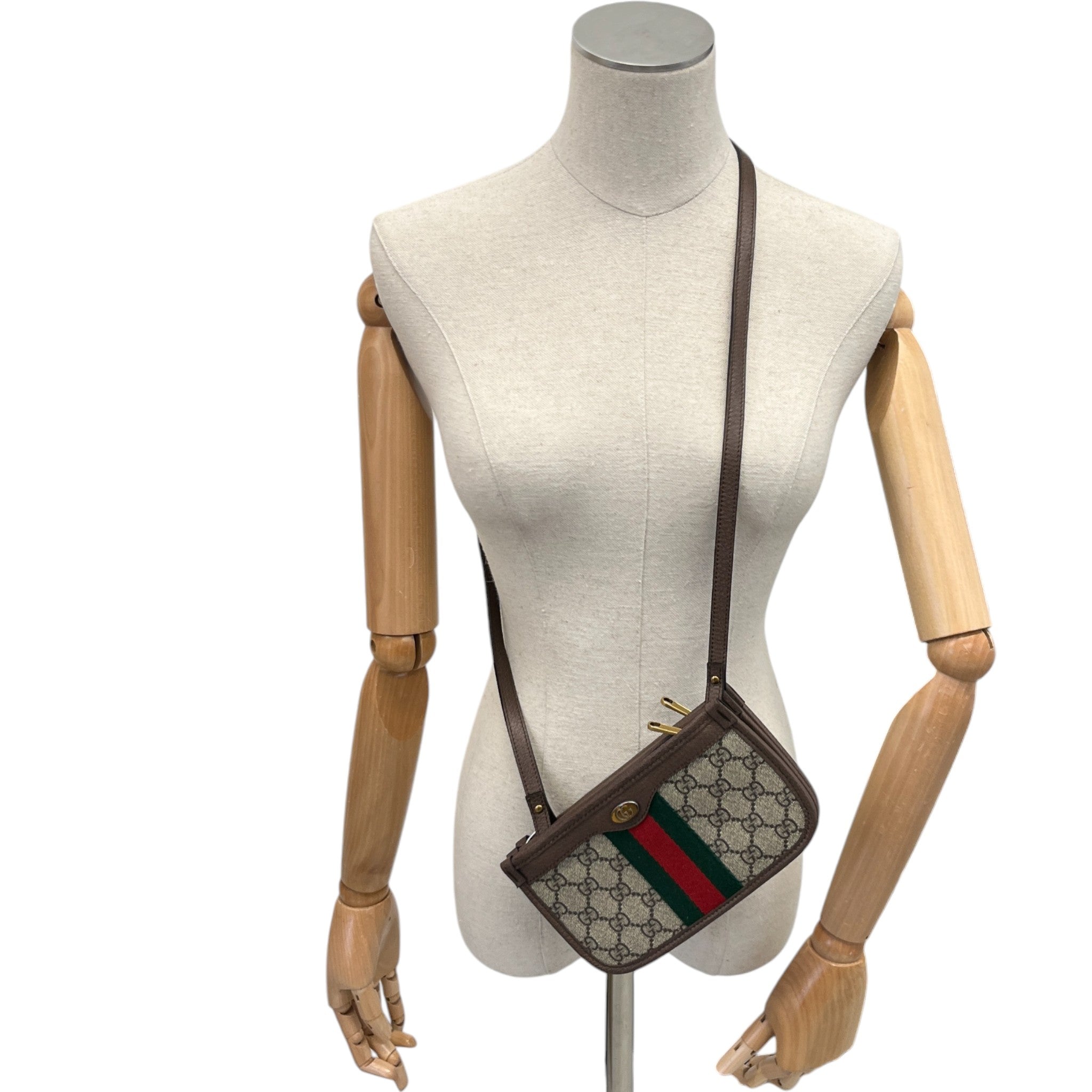 Women's Gg Ophidia Canvas Mini Bag Brown