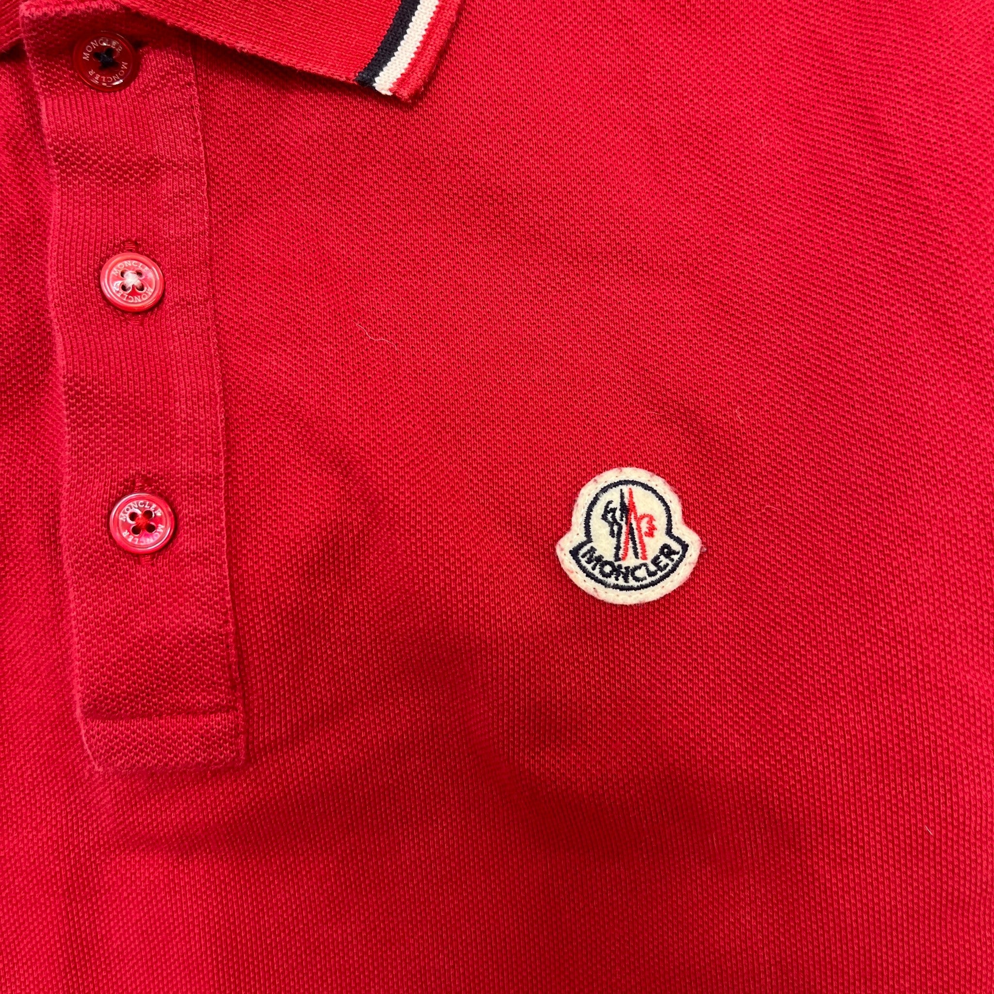 Men's Maglia Polo Shirt Red Size S
