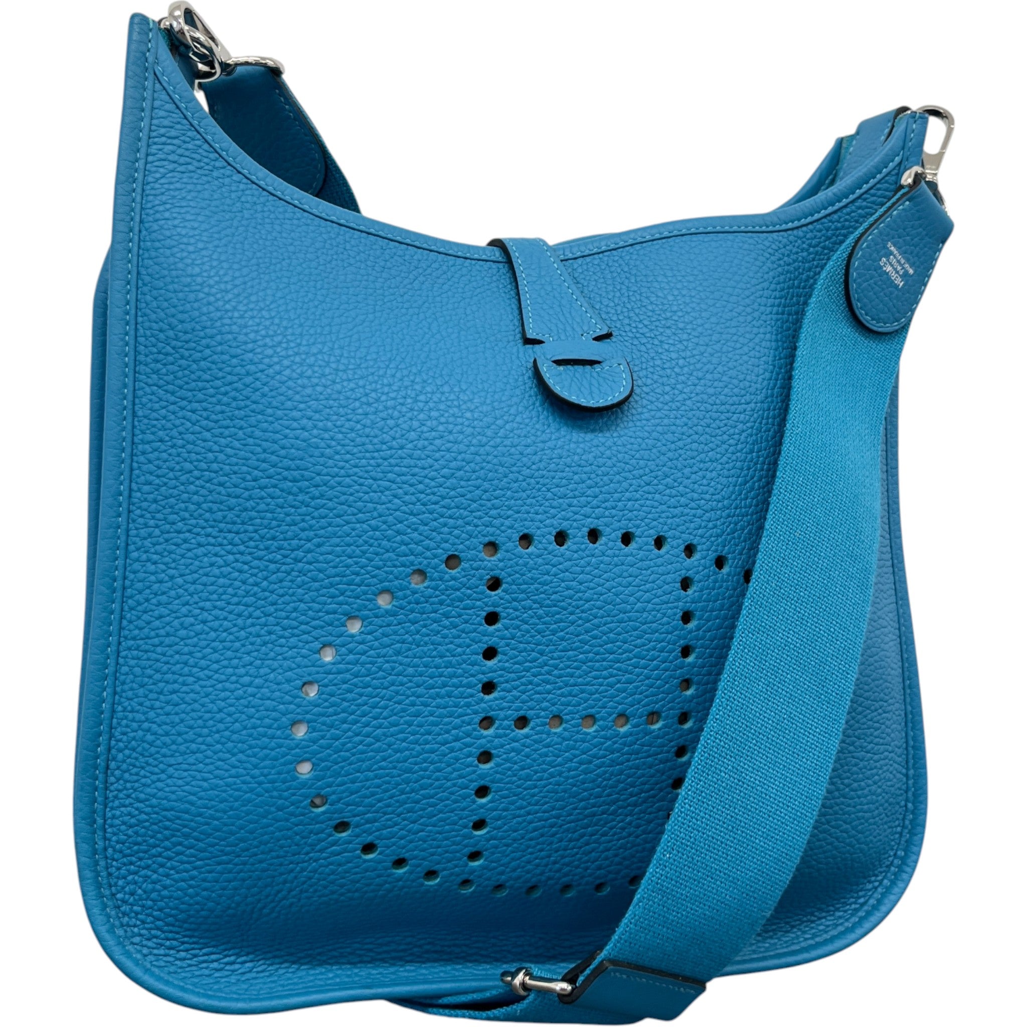 Women's Evelyne 29 Togo Blue Jean Bag Blue