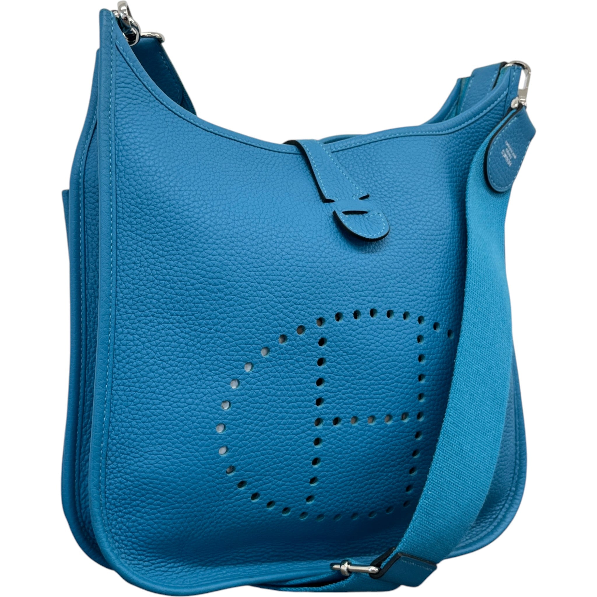 Women's Evelyne 29 Togo Blue Jean Bag Blue