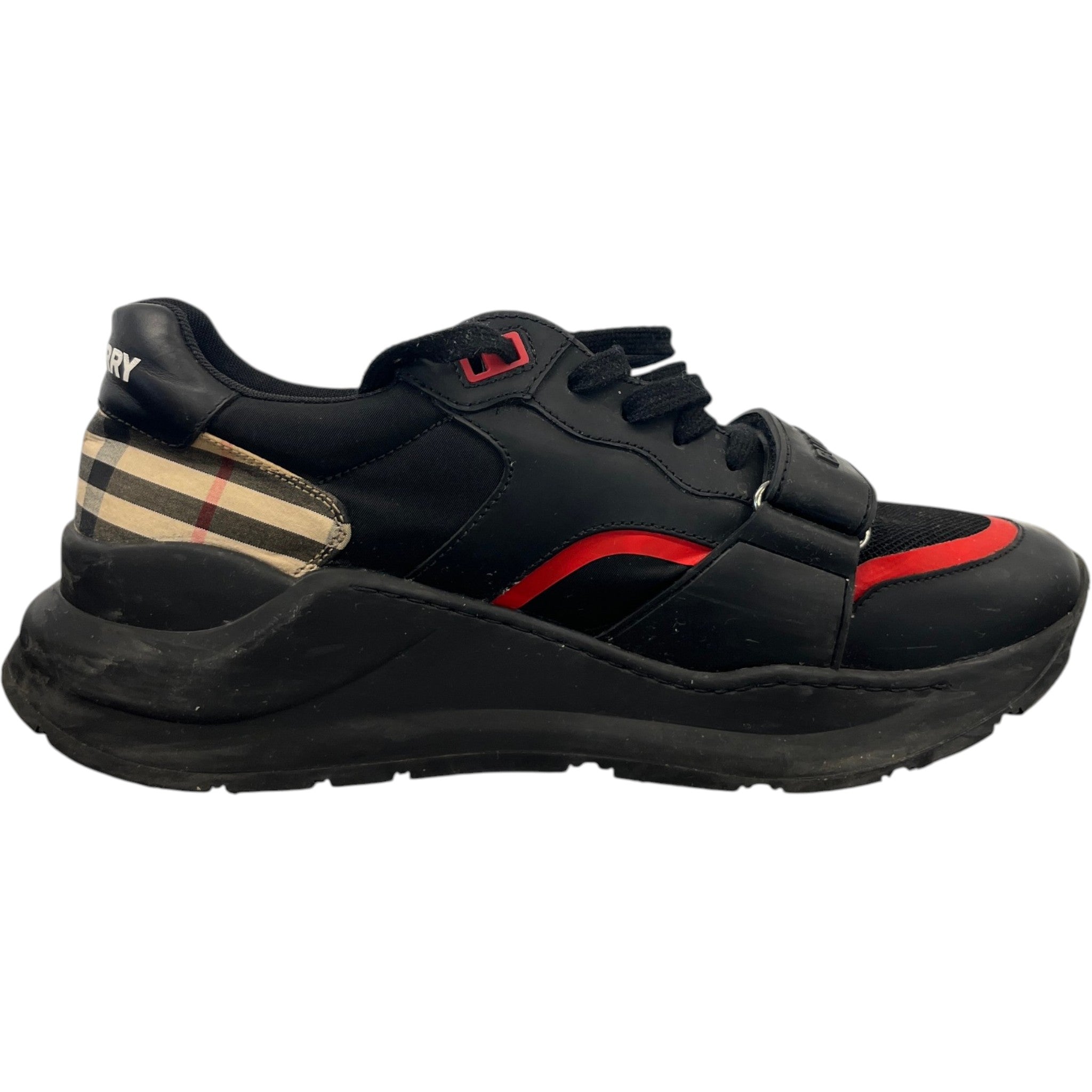Men's Ramsey Low Trainers Black Size EU 42 / UK 8
