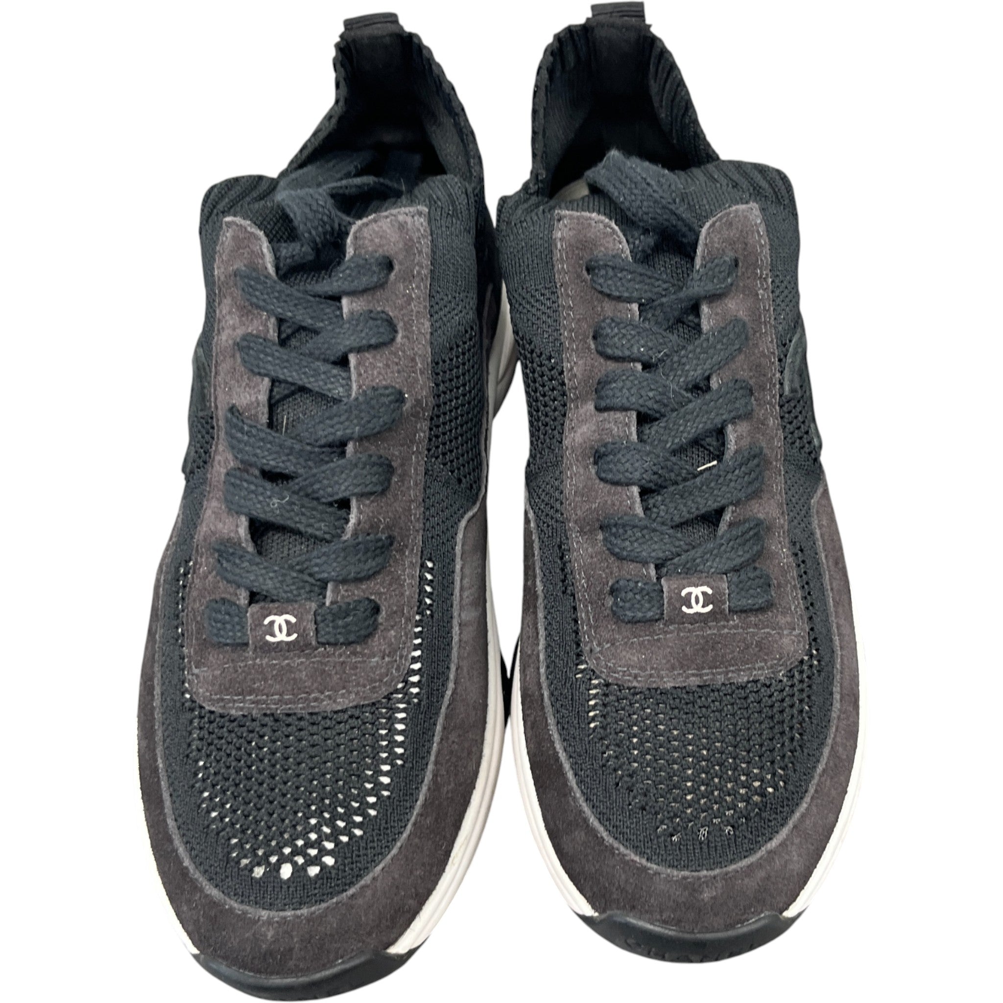 Women's Cc Logo Low Trainers Black Size EU 39 / UK 6