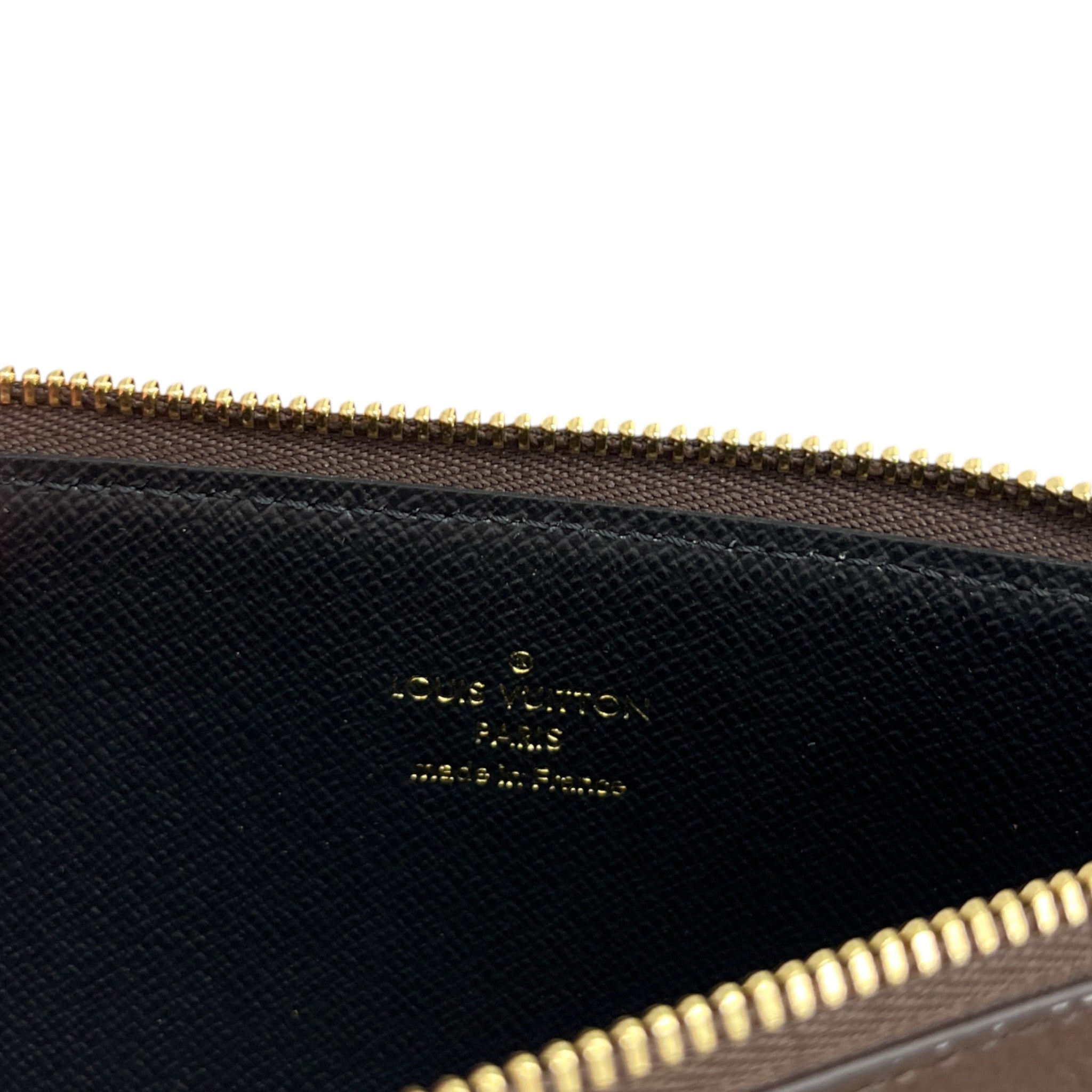 Women's Reverse Monogram Giant Trio Pouch Brown