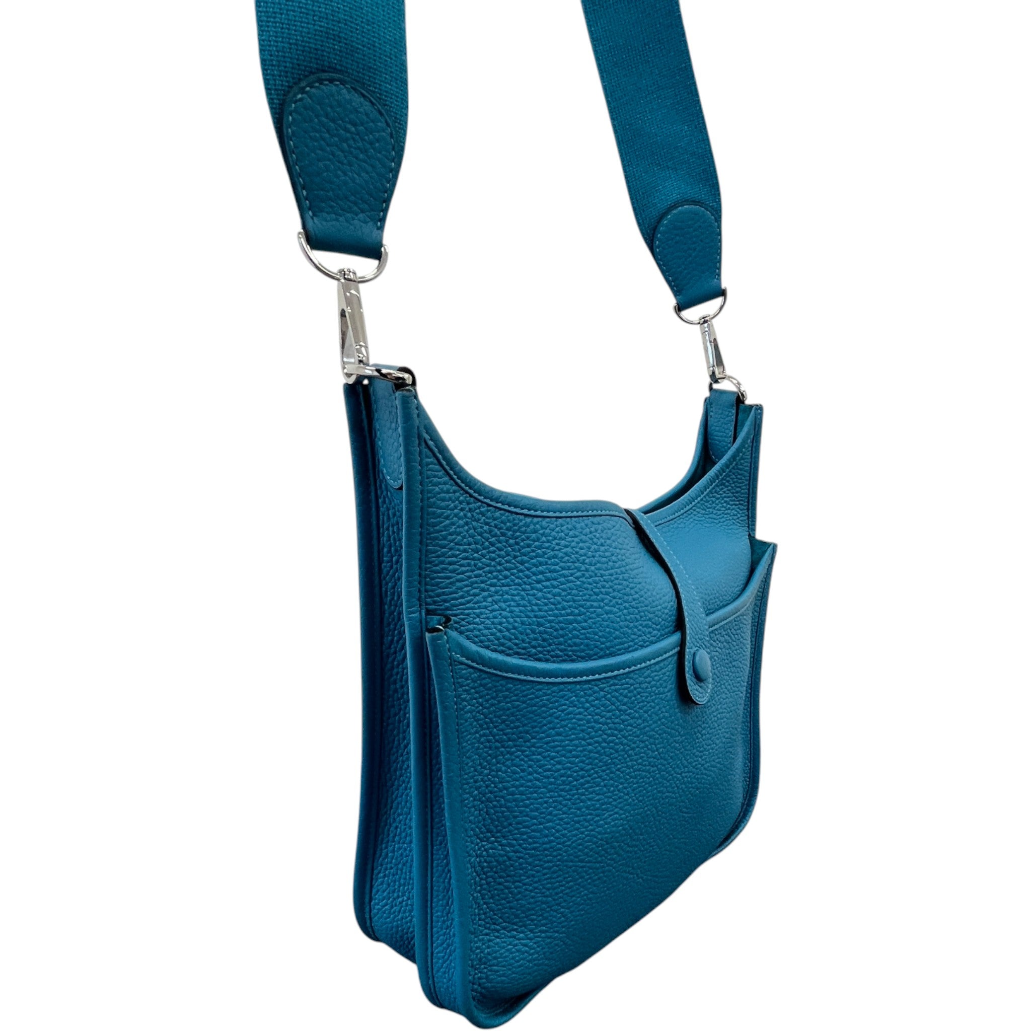 Women's Evelyne 29 Togo Blue Jean Bag Blue
