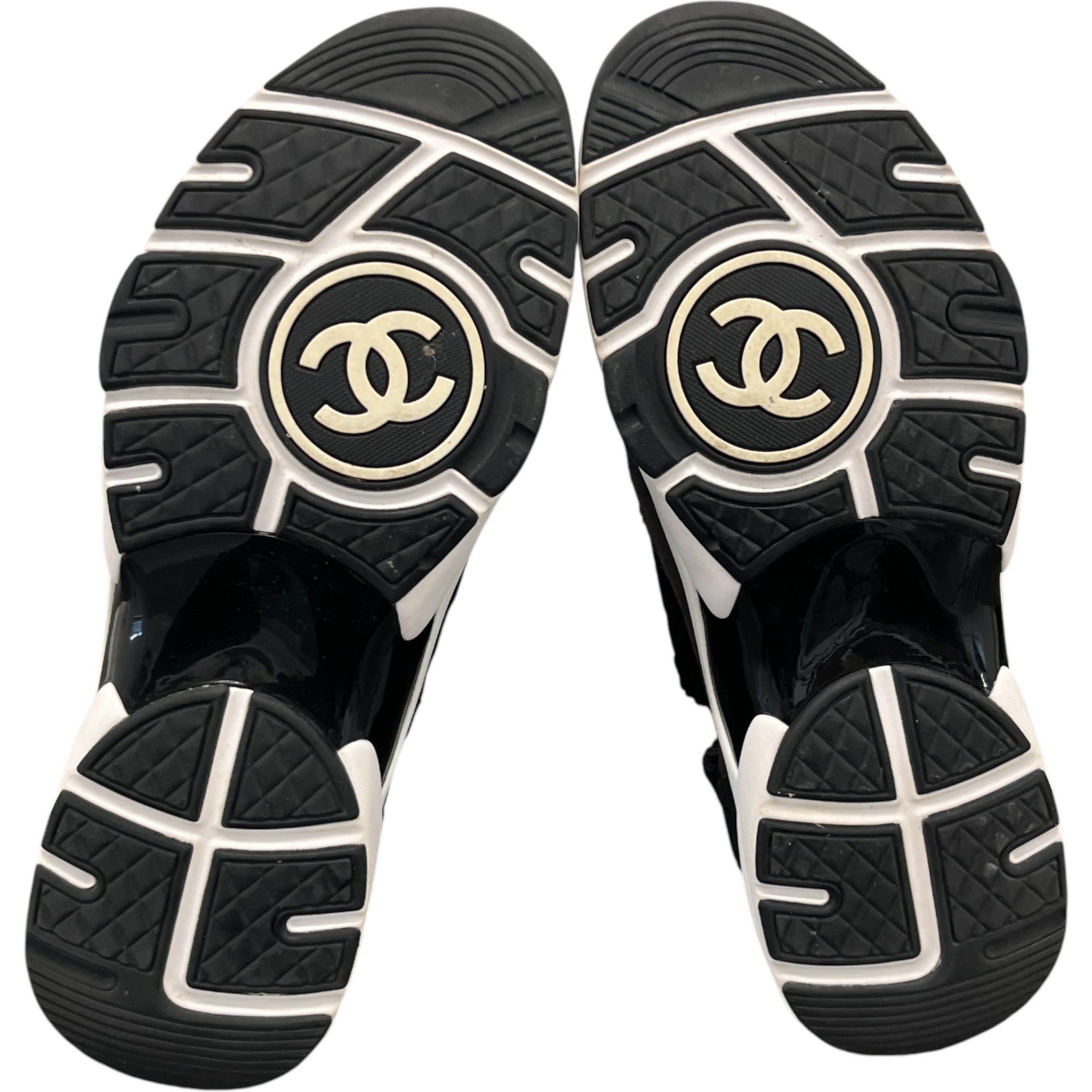 Women's Cc Logo Low Trainers Black Size EU 39 / UK 6