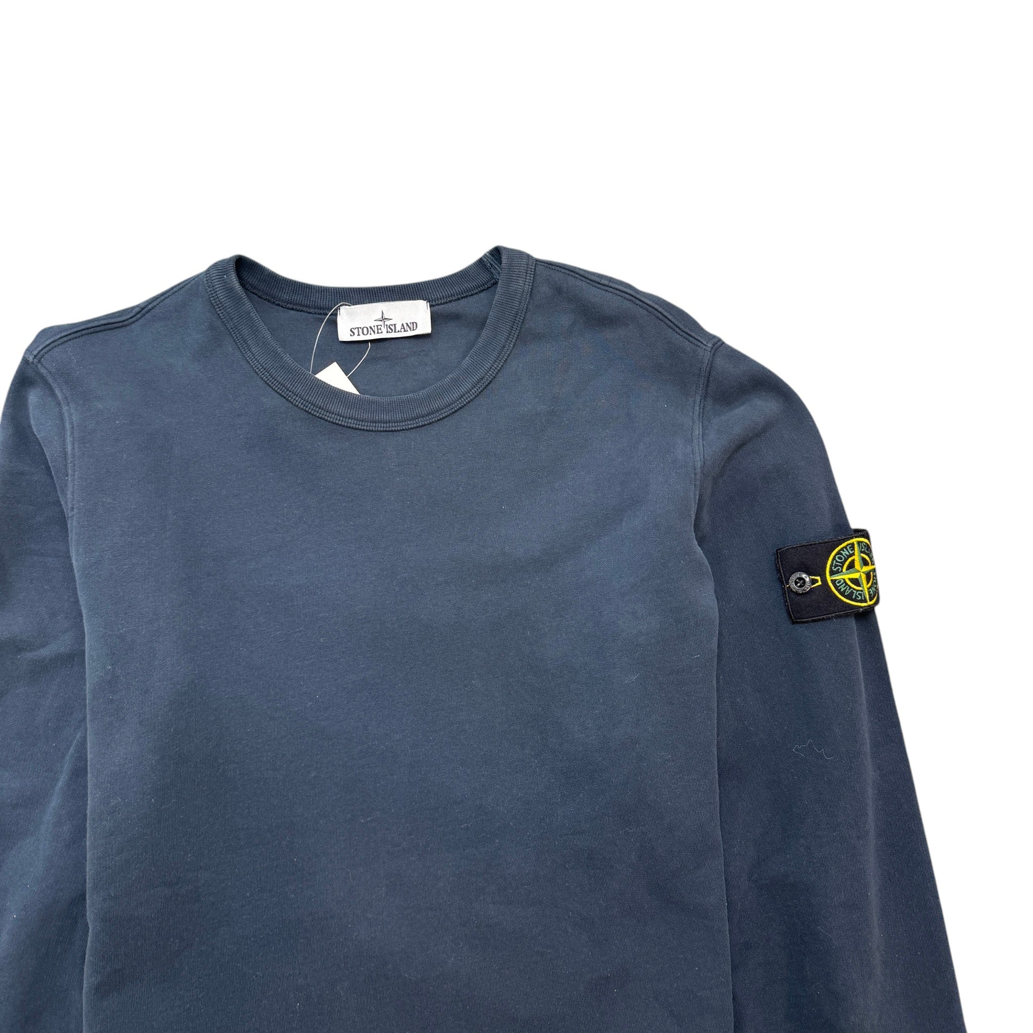 Men's Applique Logo Jumper Navy Size M