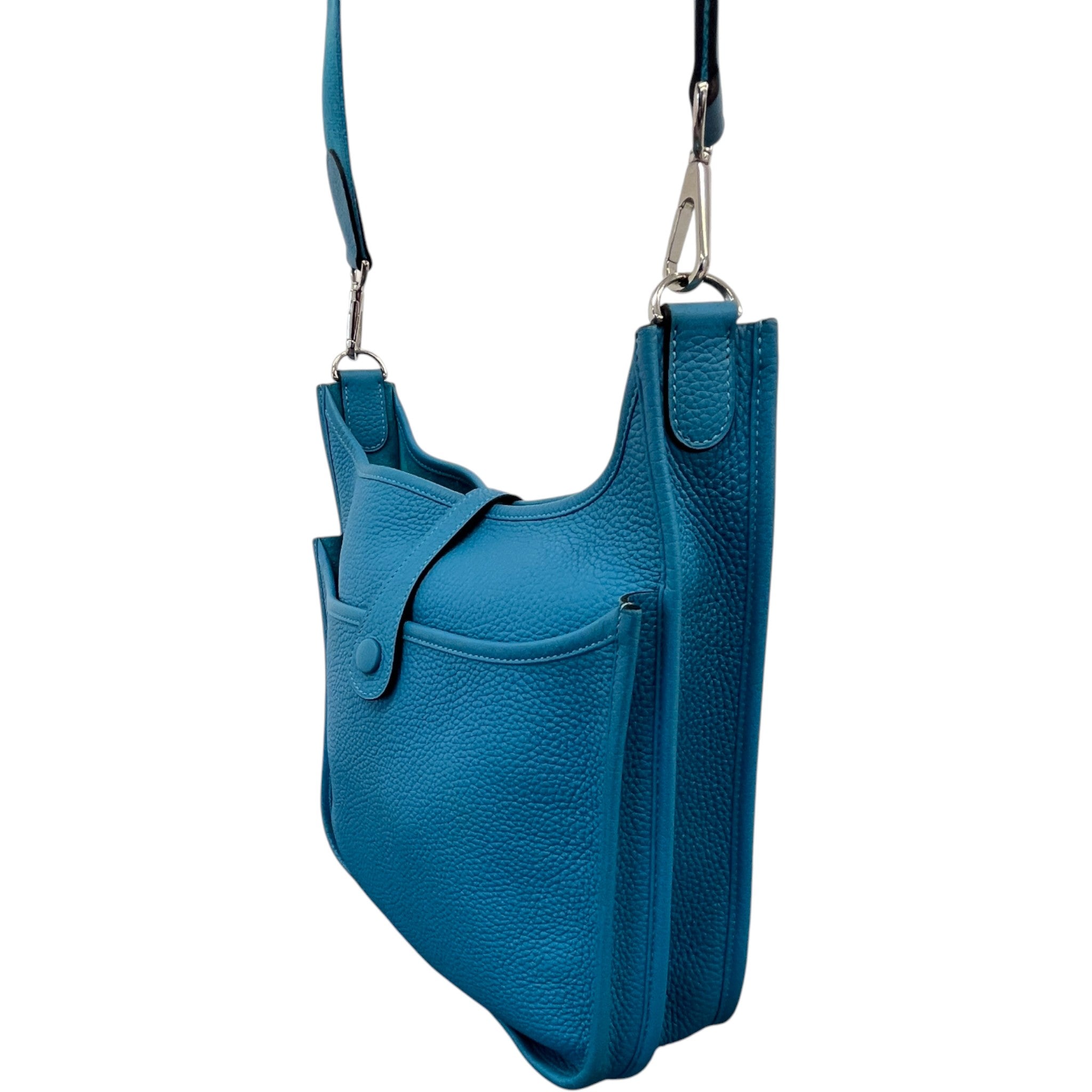 Women's Evelyne 29 Togo Blue Jean Bag Blue