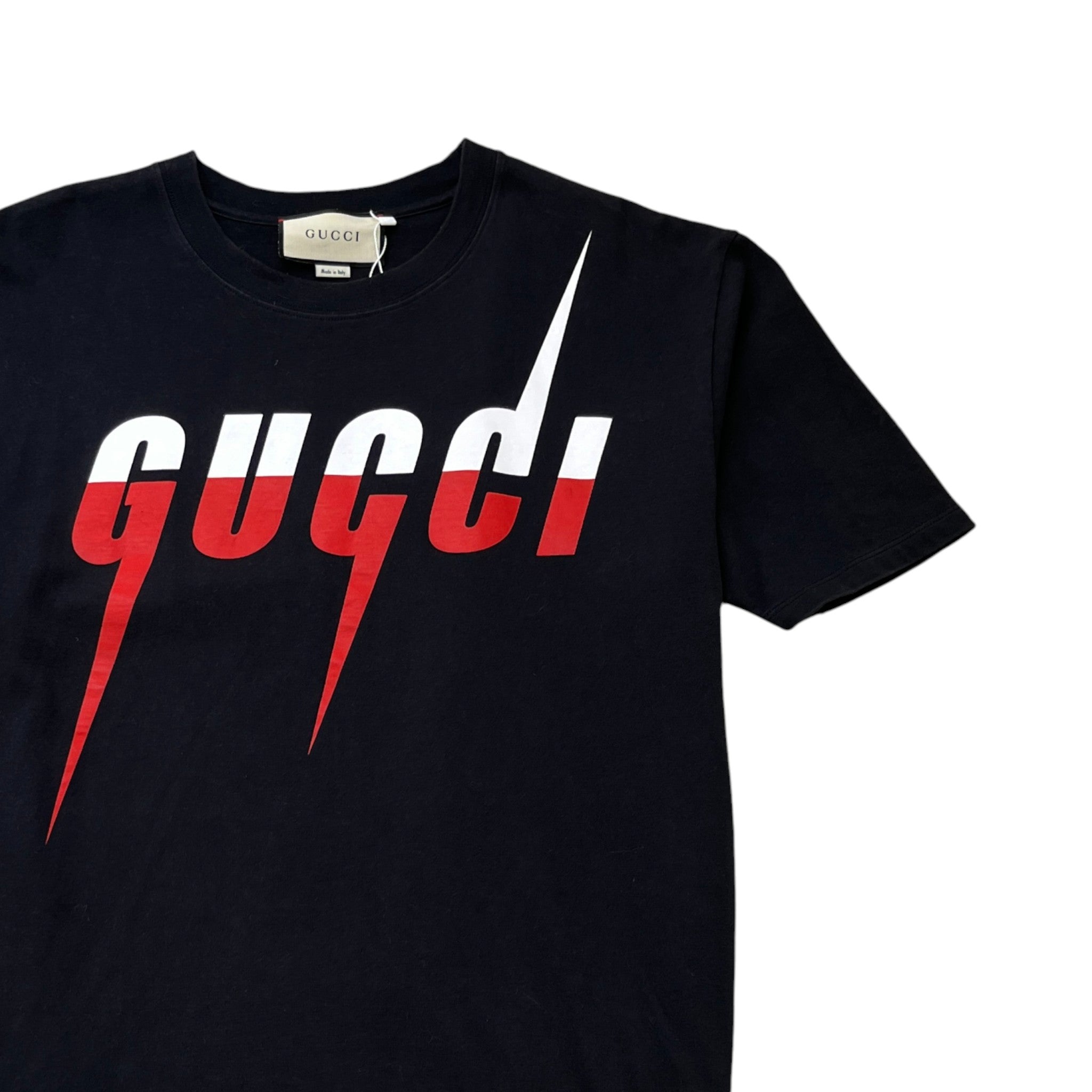 Men's Blade Print T-Shirt Black Size XL