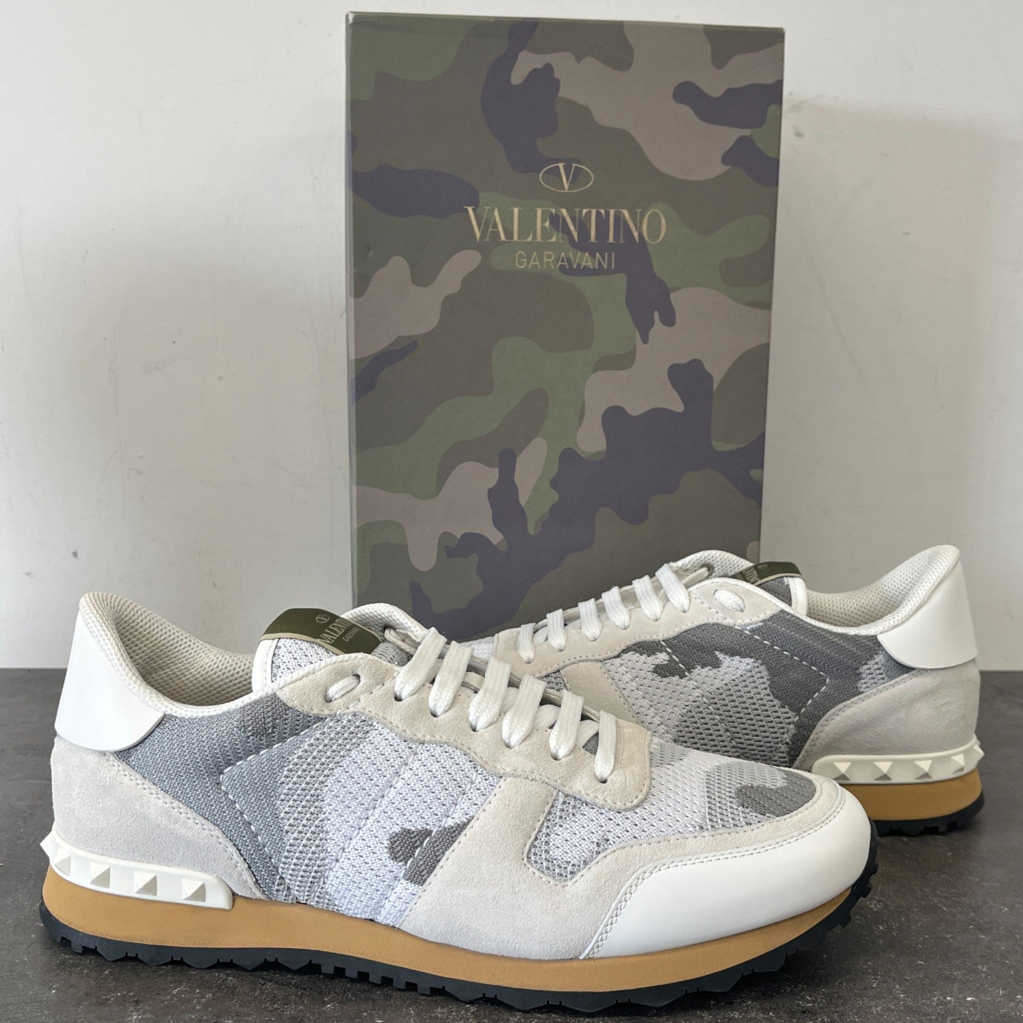 Men's Rockrunner Low Trainers White Size EU 43 / UK 9