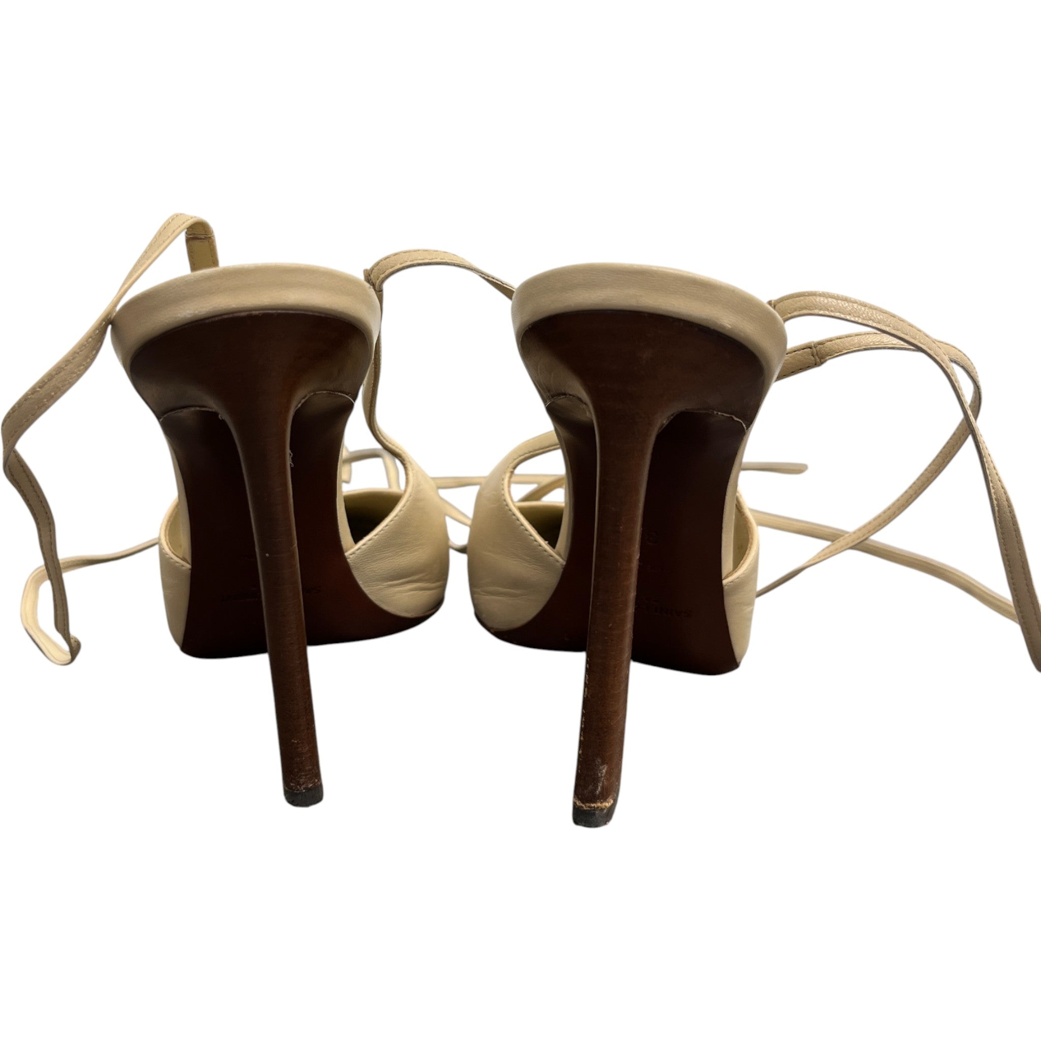 Women's Blade 105 Slingback Heels Beige Size EU 39 / UK 6