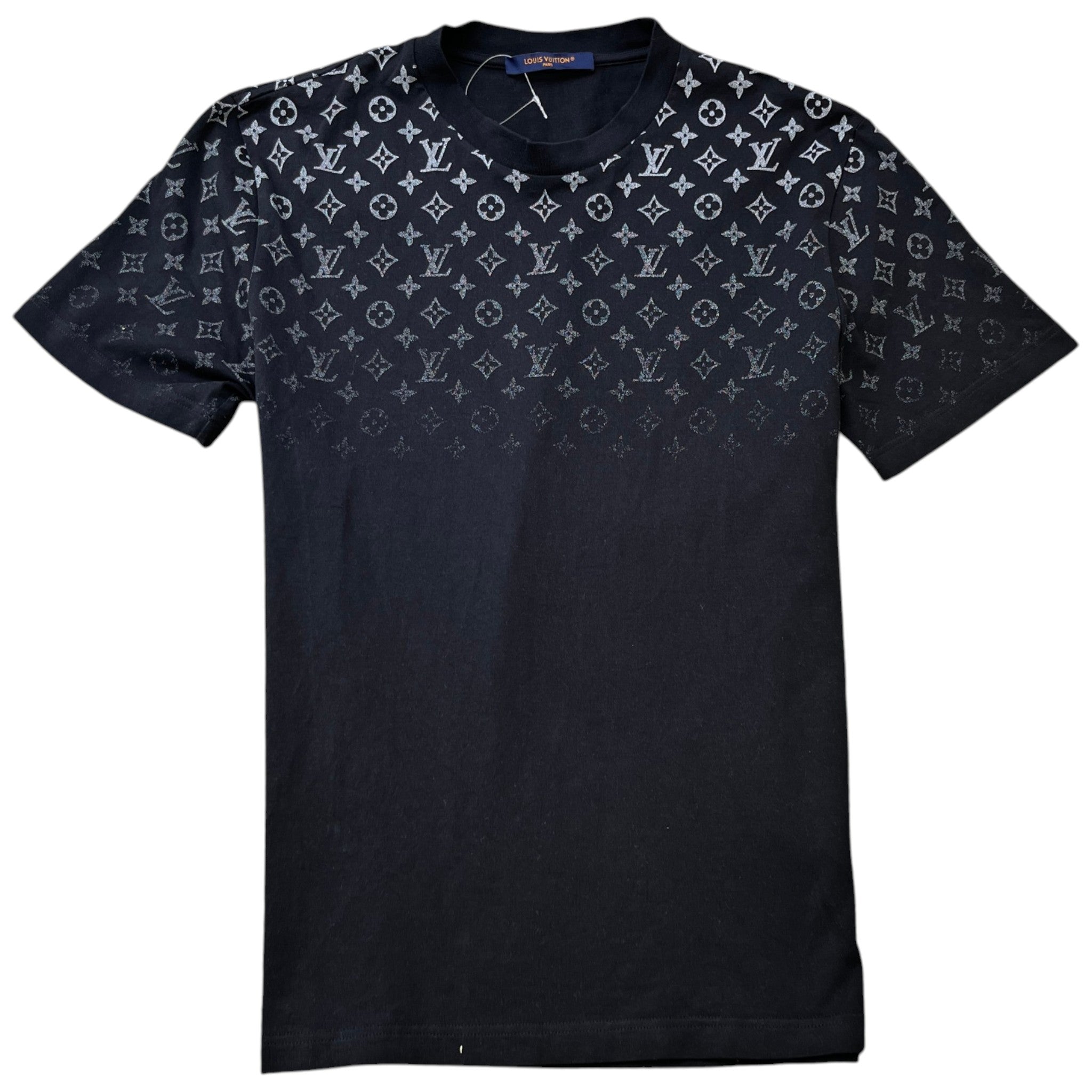 Men's Monogram Gradient T-Shirt Black Size M