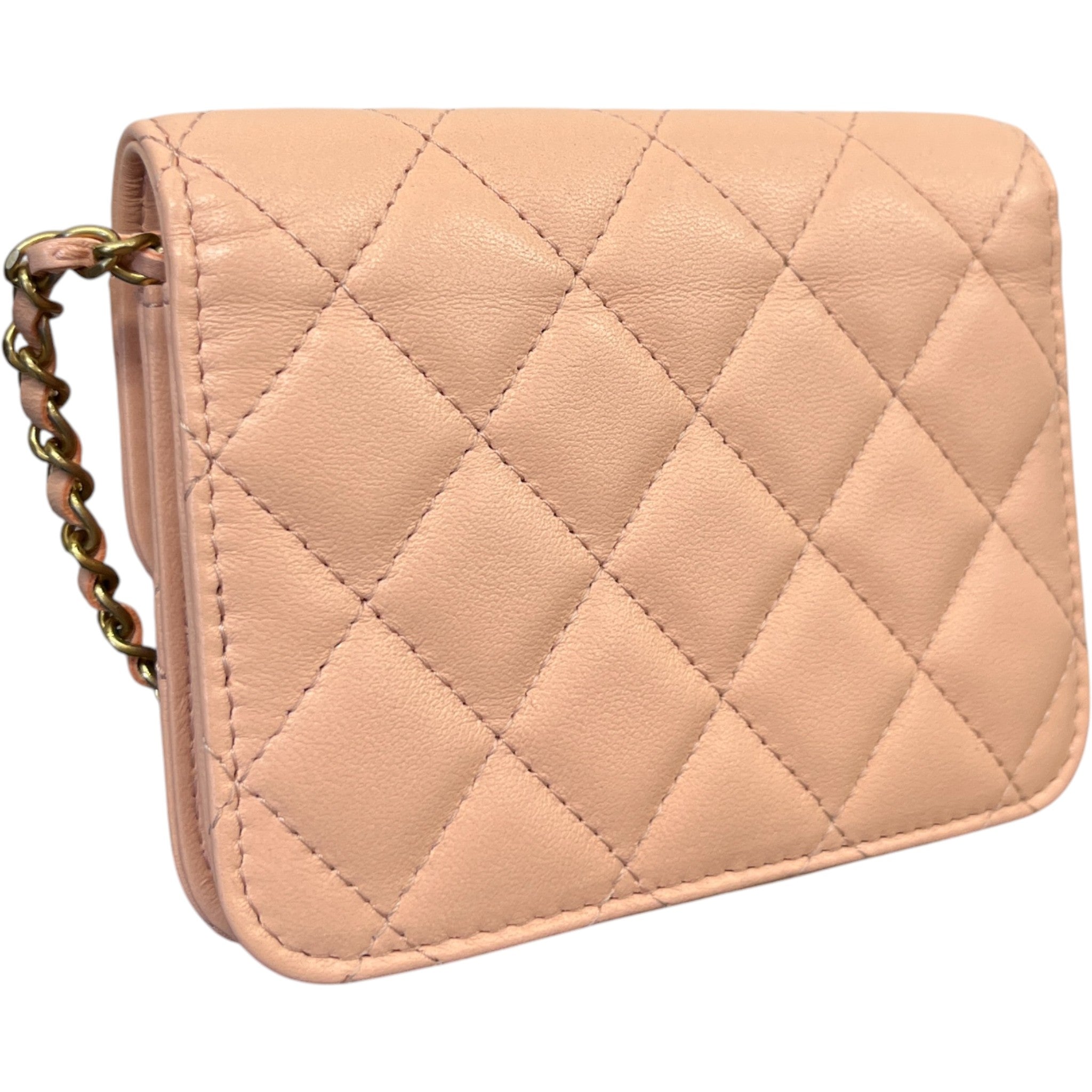 Women's Pearl Crush Lambskin Handbag Pink