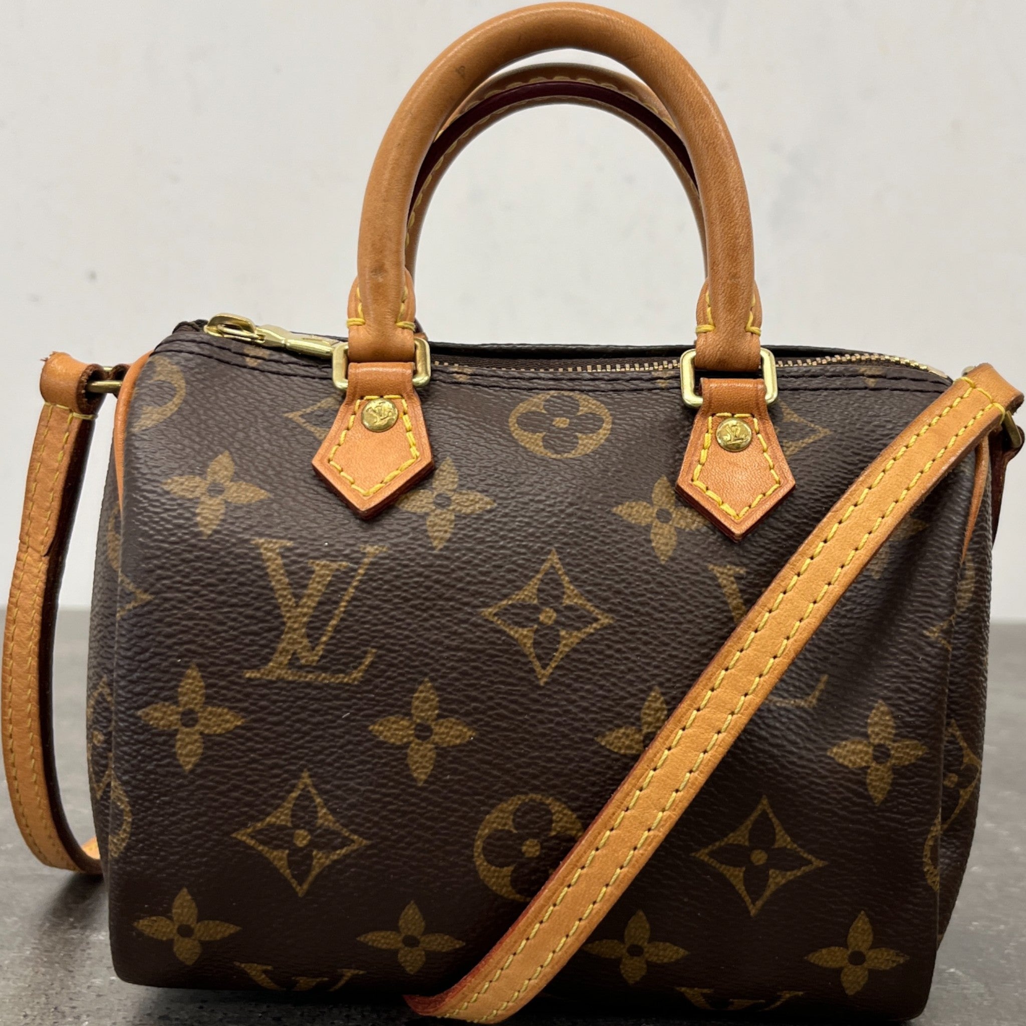 Women's Monogram Nano Speedy Bag Brown