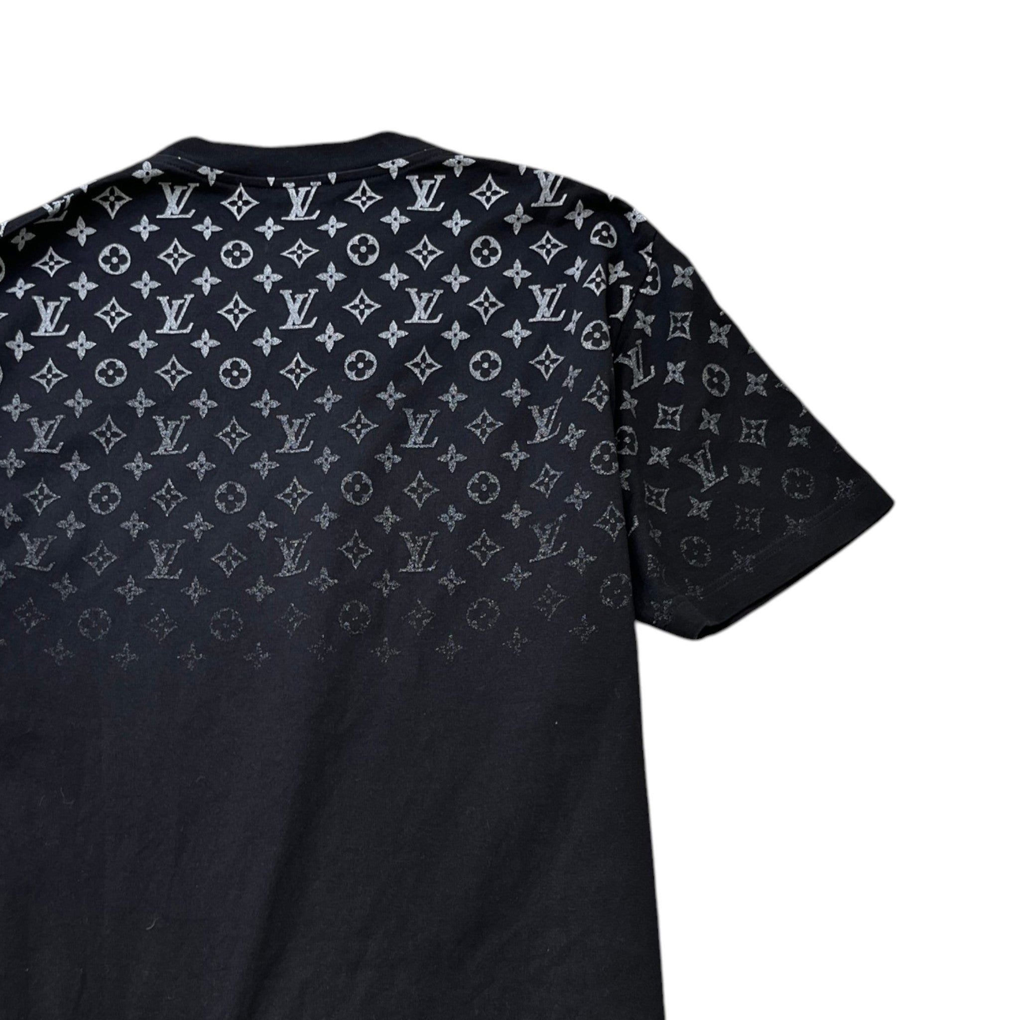 Men's Monogram Gradient T-Shirt Black Size M