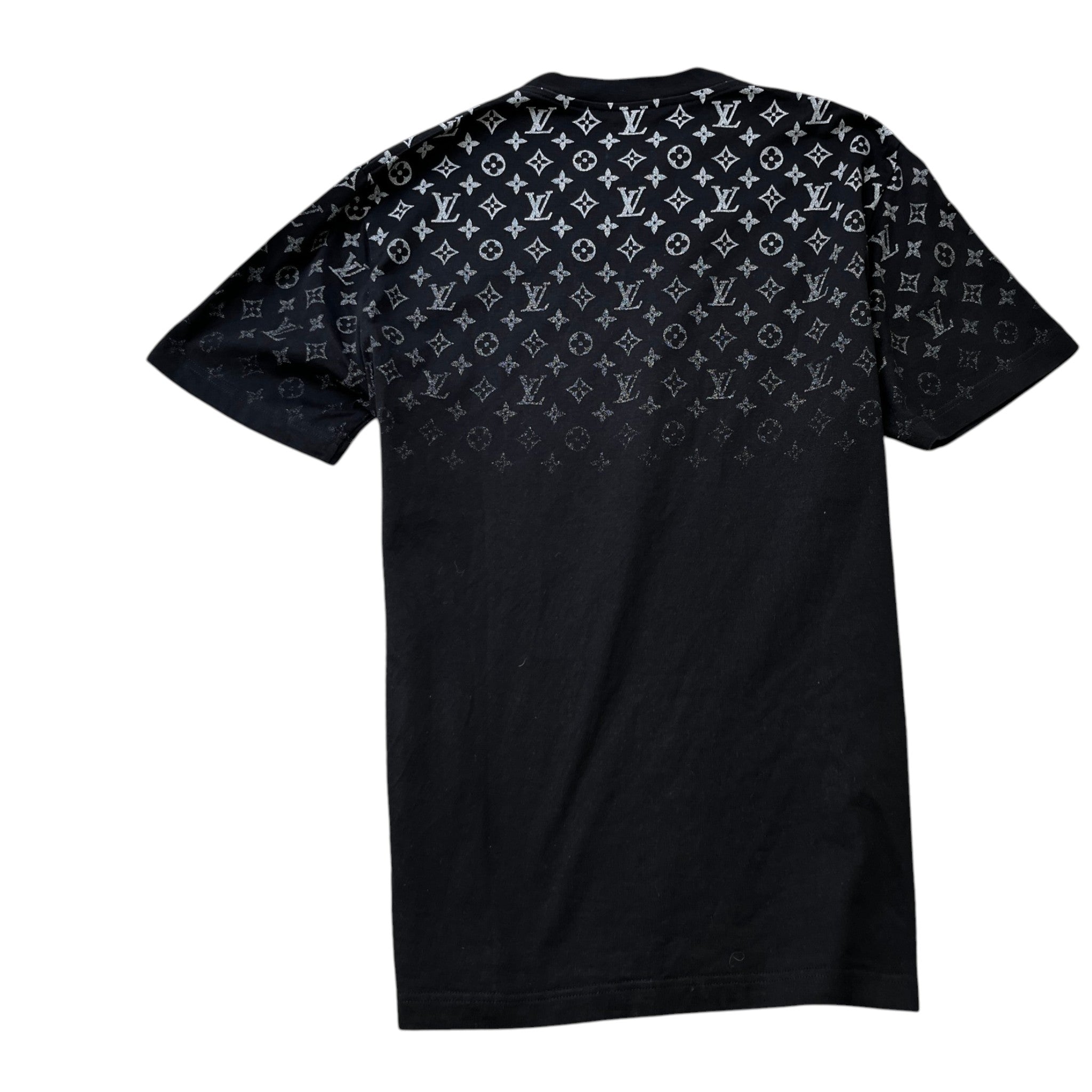 Men's Monogram Gradient T-Shirt Black Size M