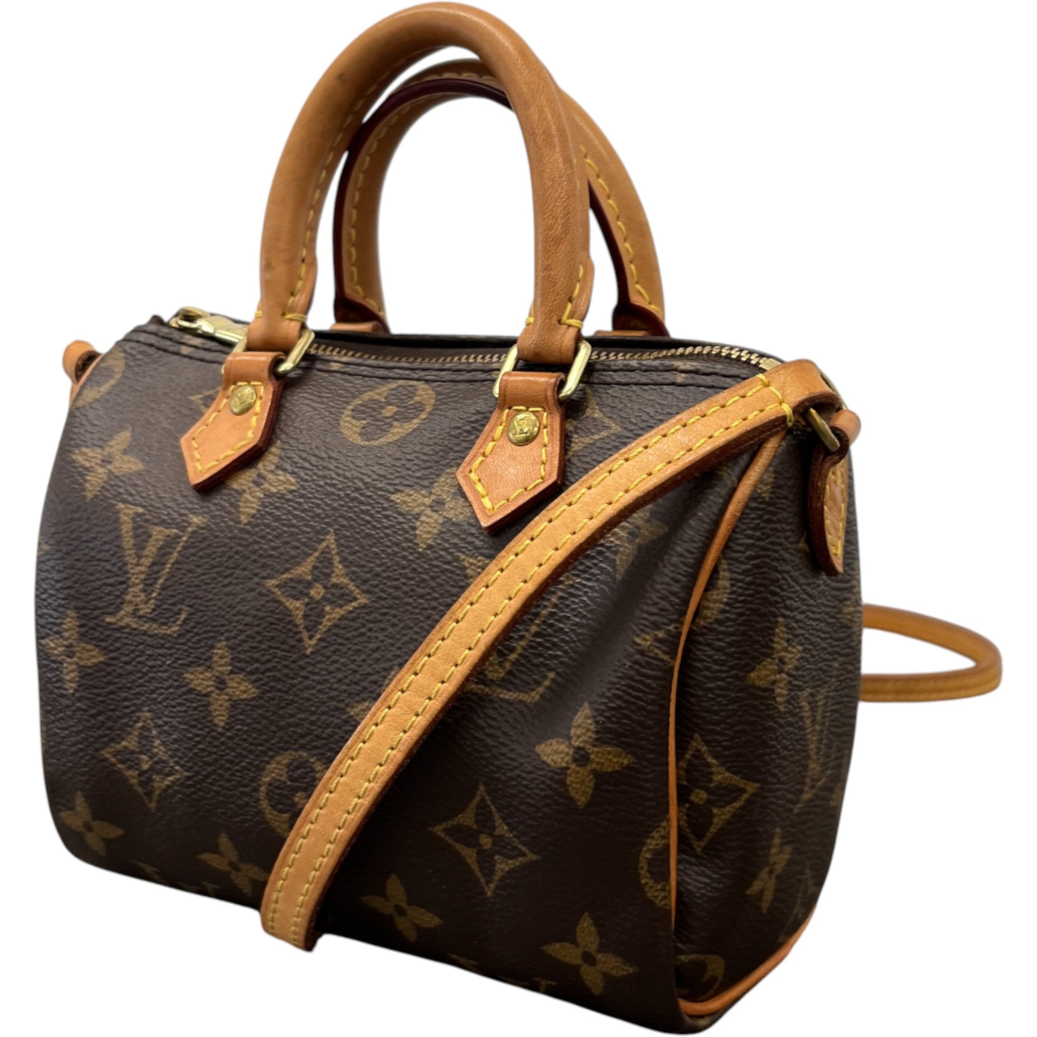 Women's Monogram Nano Speedy Bag Brown