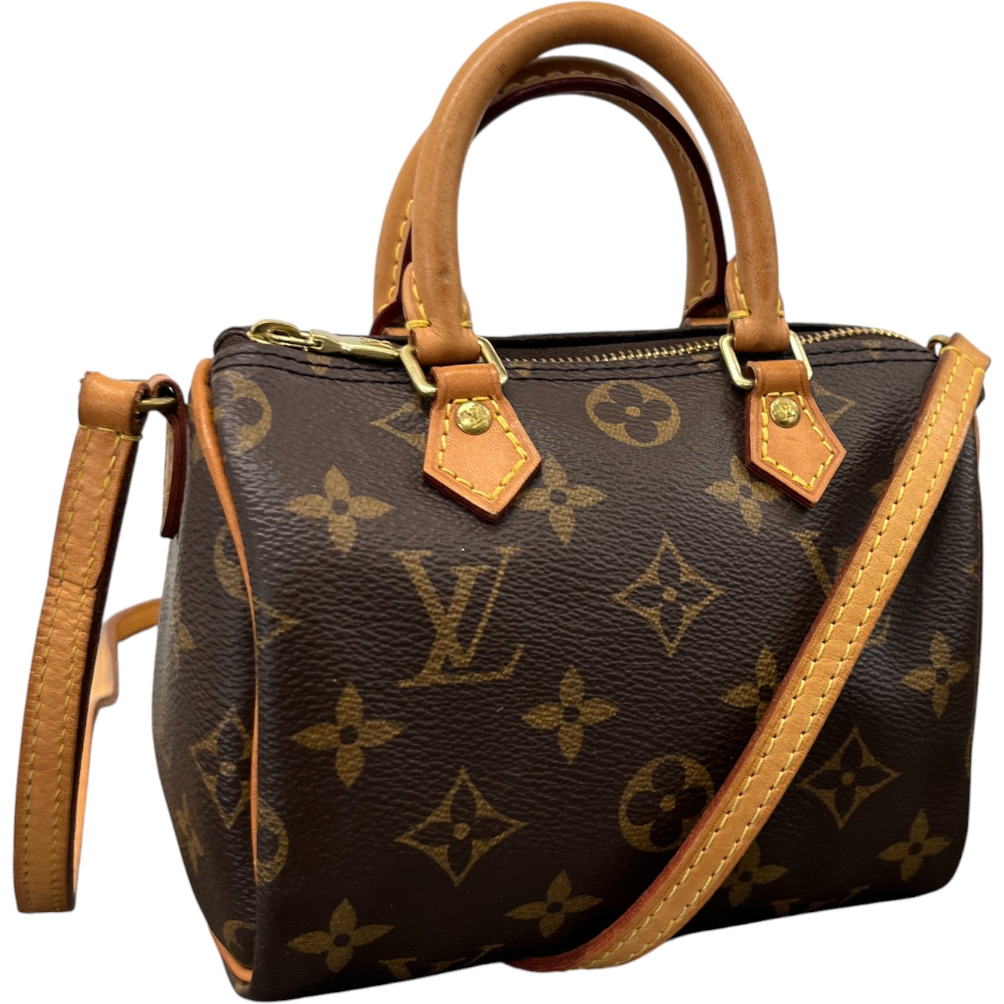 Women's Monogram Nano Speedy Bag Brown