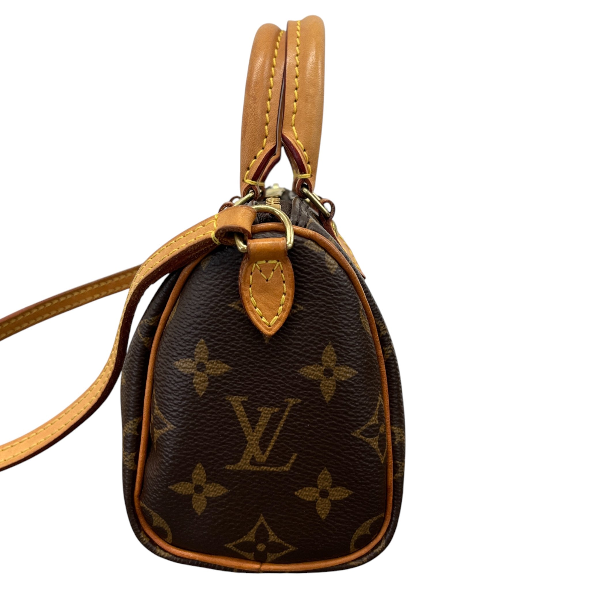 Women's Monogram Nano Speedy Bag Brown