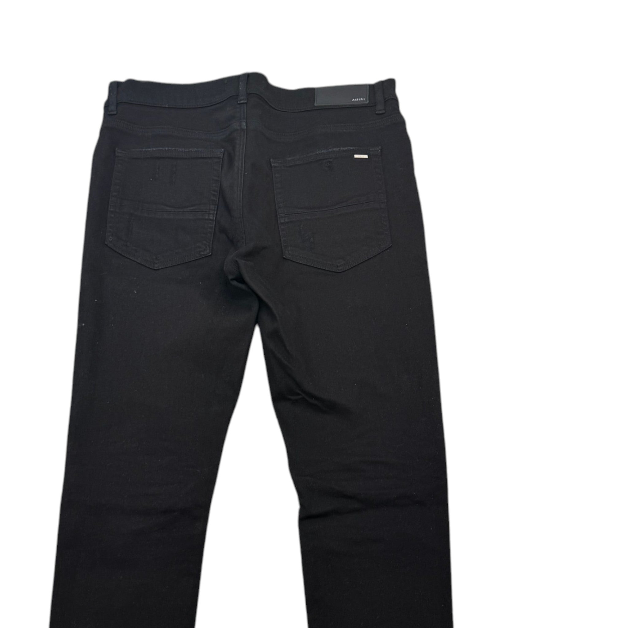Men's Mx1 Distressed Jeans Black Size Waist 34"