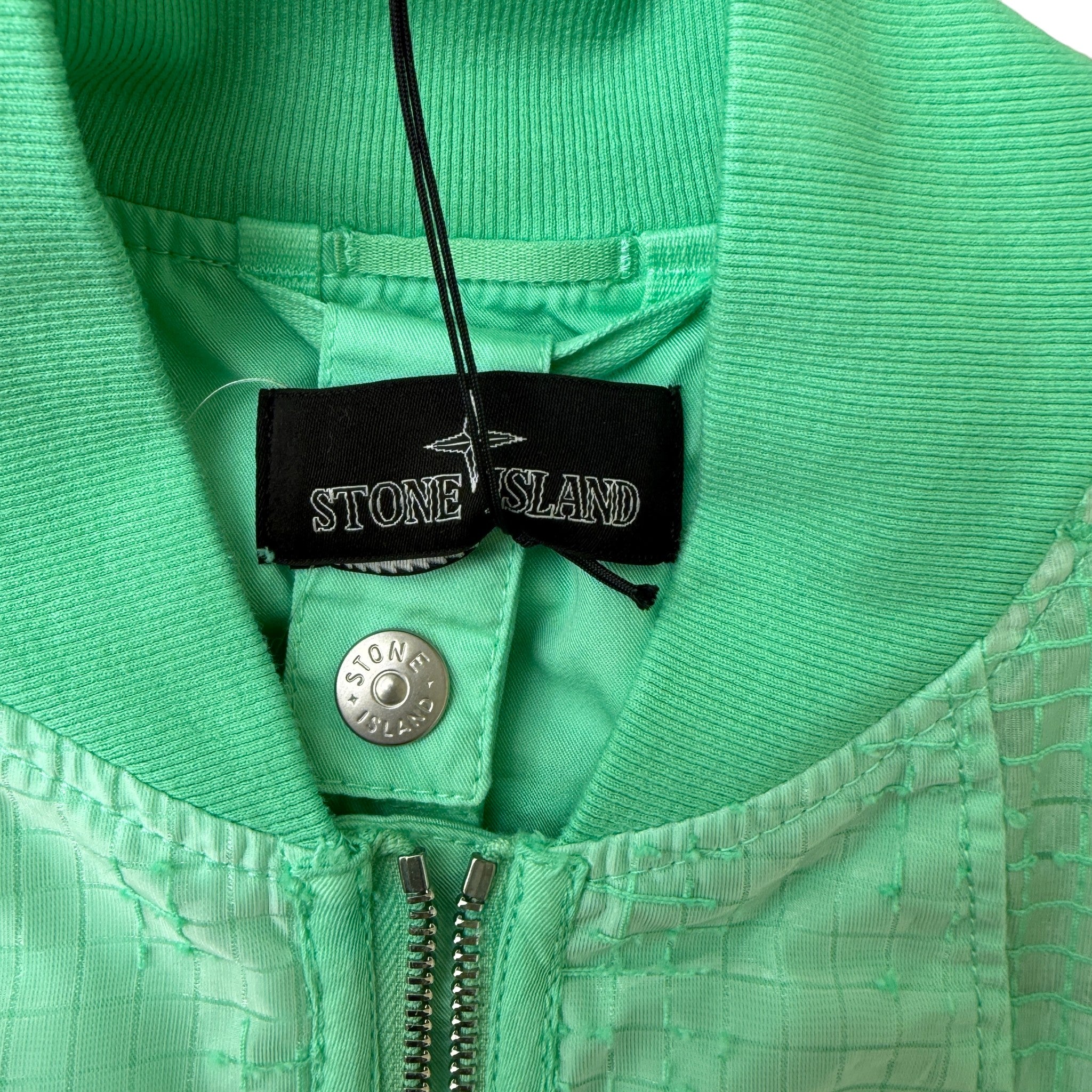 Men's Shadow Project Applique Logo Jacket Green Size S