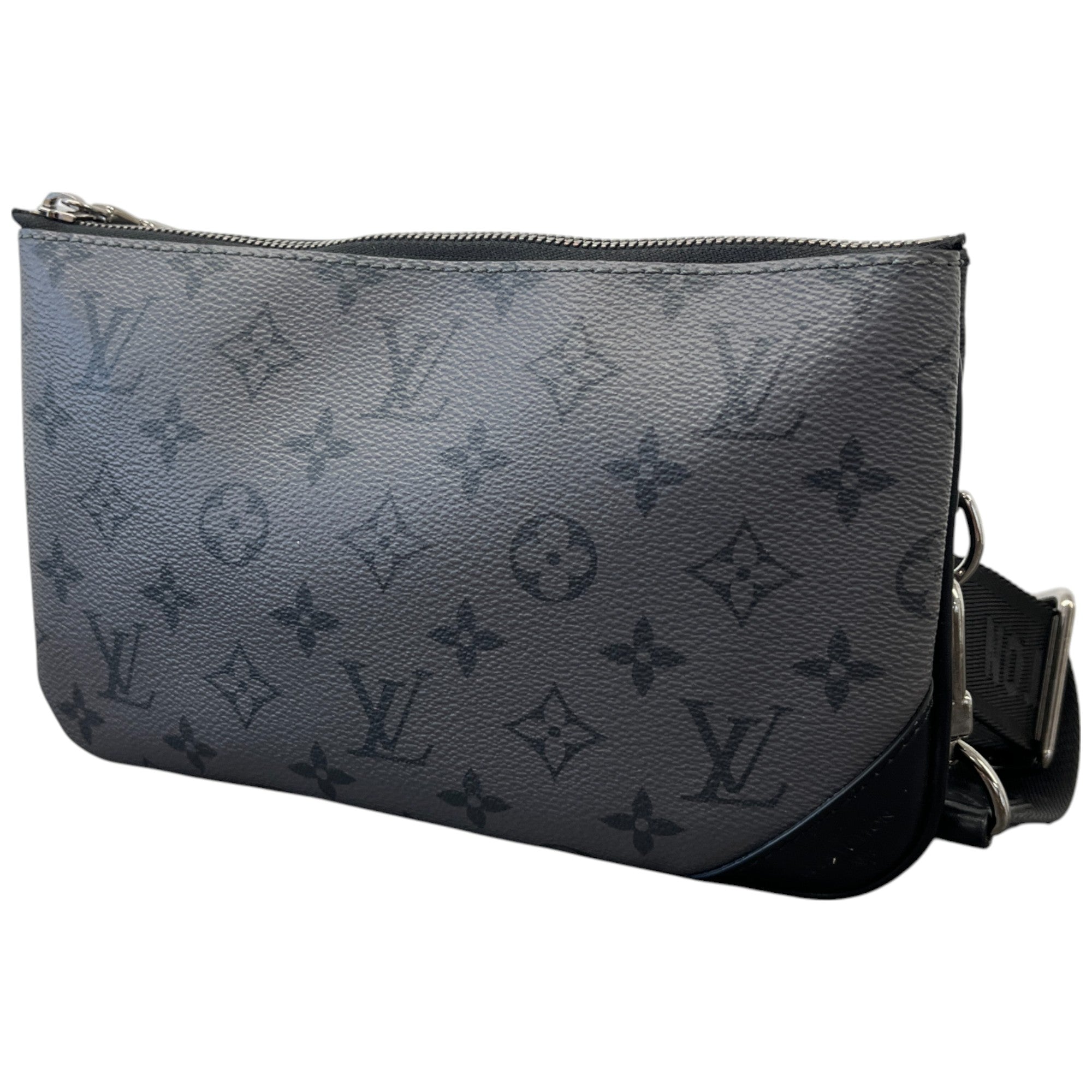 Men's Monogram Eclipse Trio Messenger Bag Black