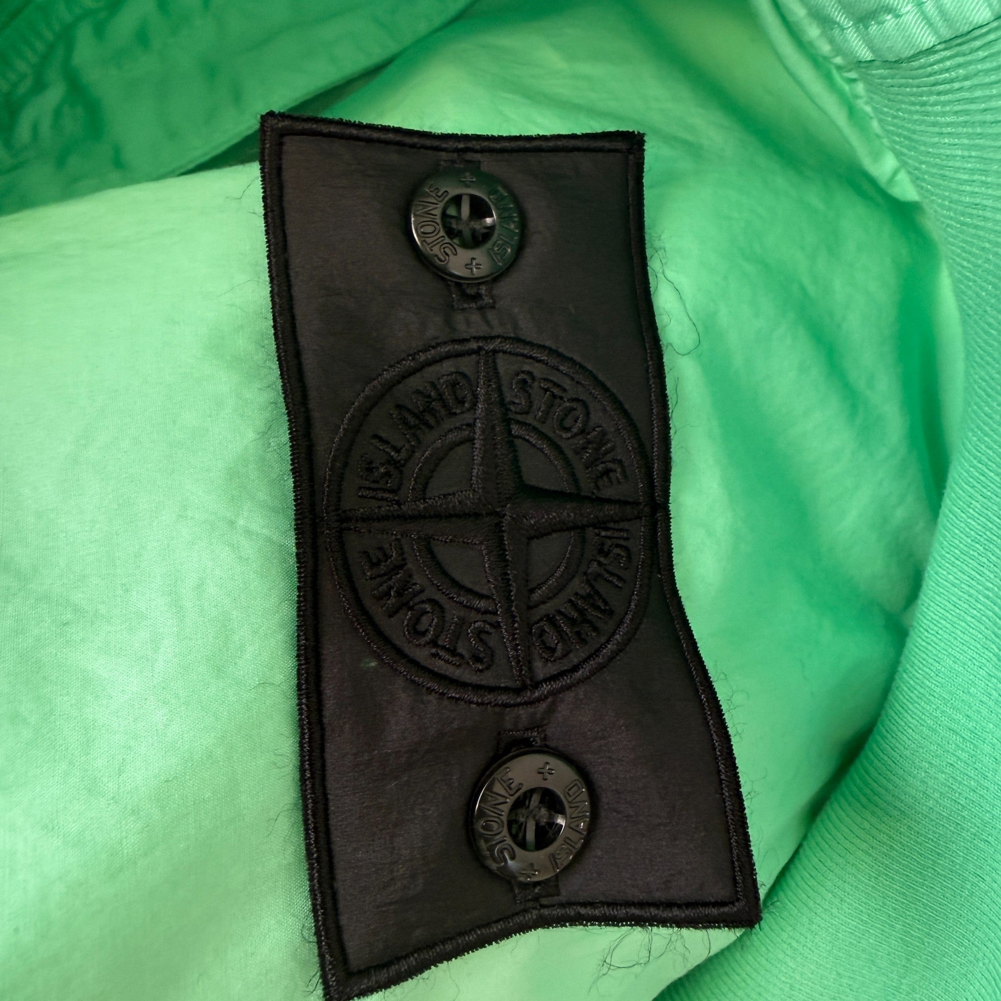 Men's Shadow Project Applique Logo Jacket Green Size S