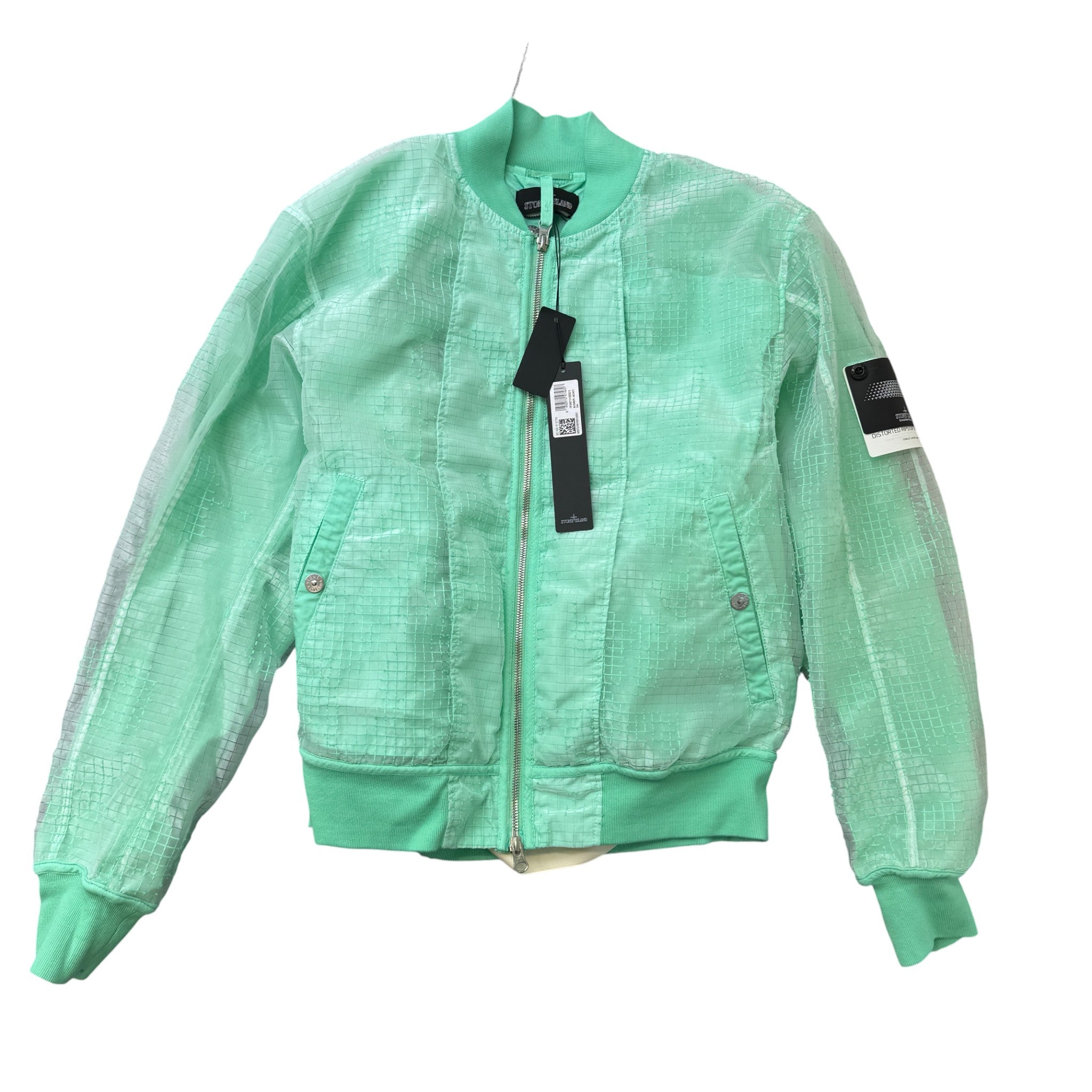 Men's Shadow Project Applique Logo Jacket Green Size S